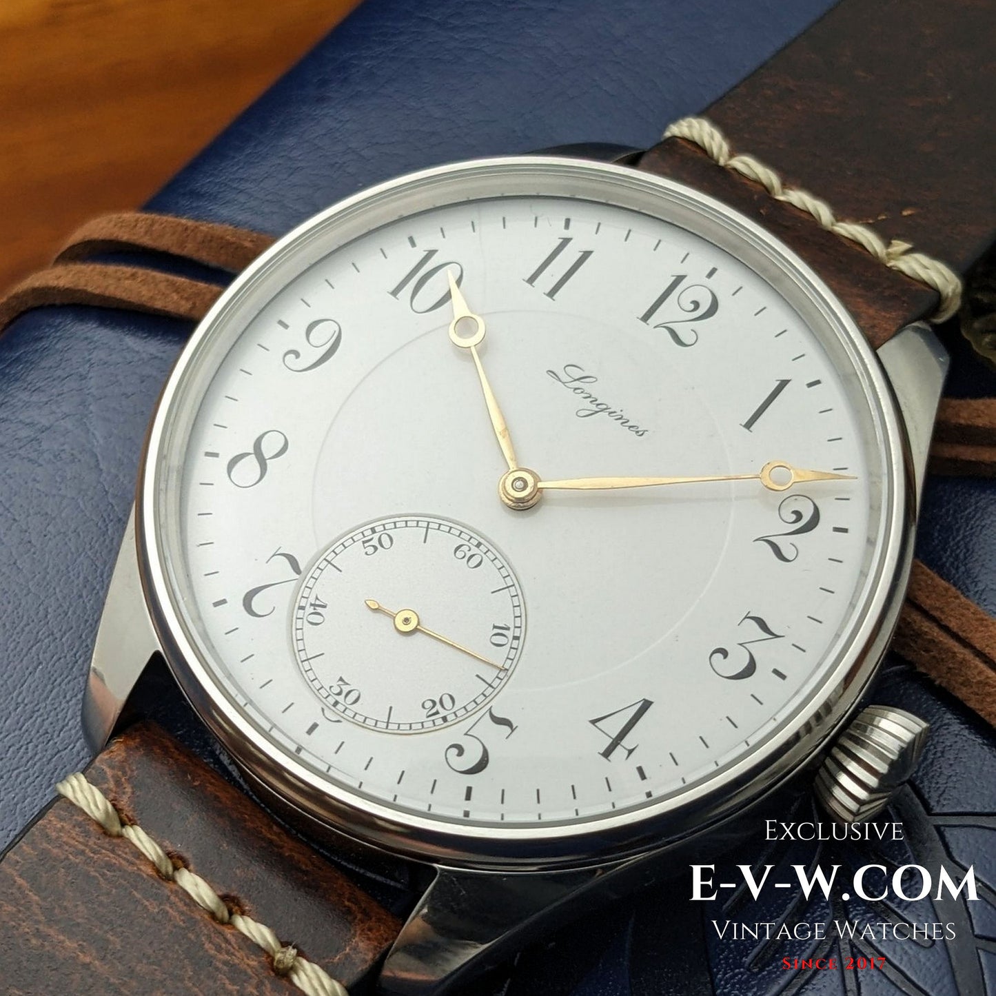 117 Years Old Antique Longines Conversion (1908) | Enamel Dial | Serviced