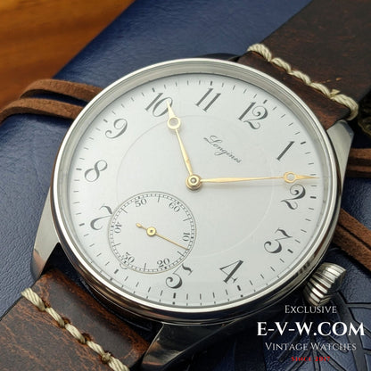 117 Years Old Antique Longines Conversion (1908) | Enamel Dial | Serviced