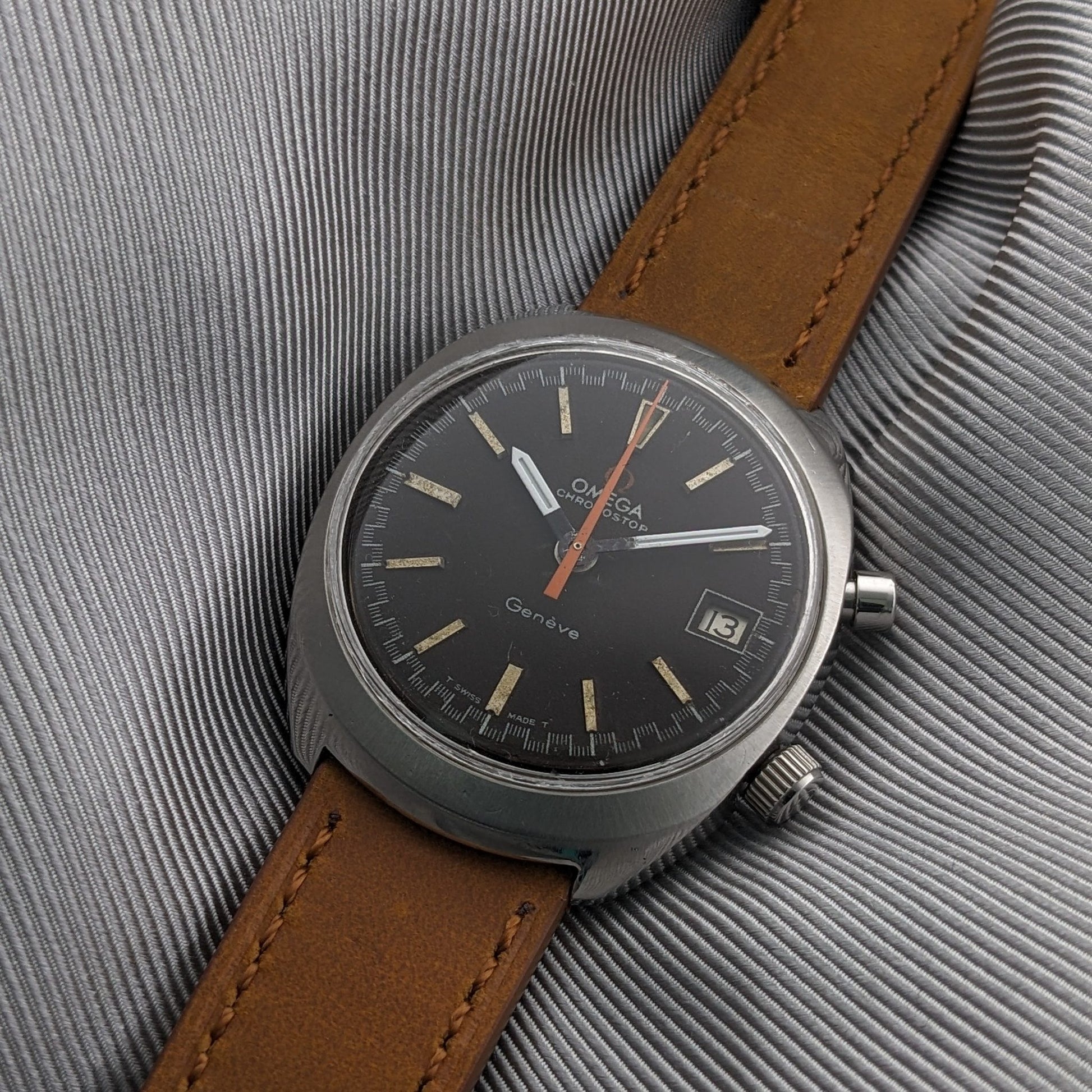 Ca 55 Years Old / Omega Chronostop Geneve / Ref 146.009 / Vintage 1970's Watch / Cal 920 Movement / Serviced vintage watch