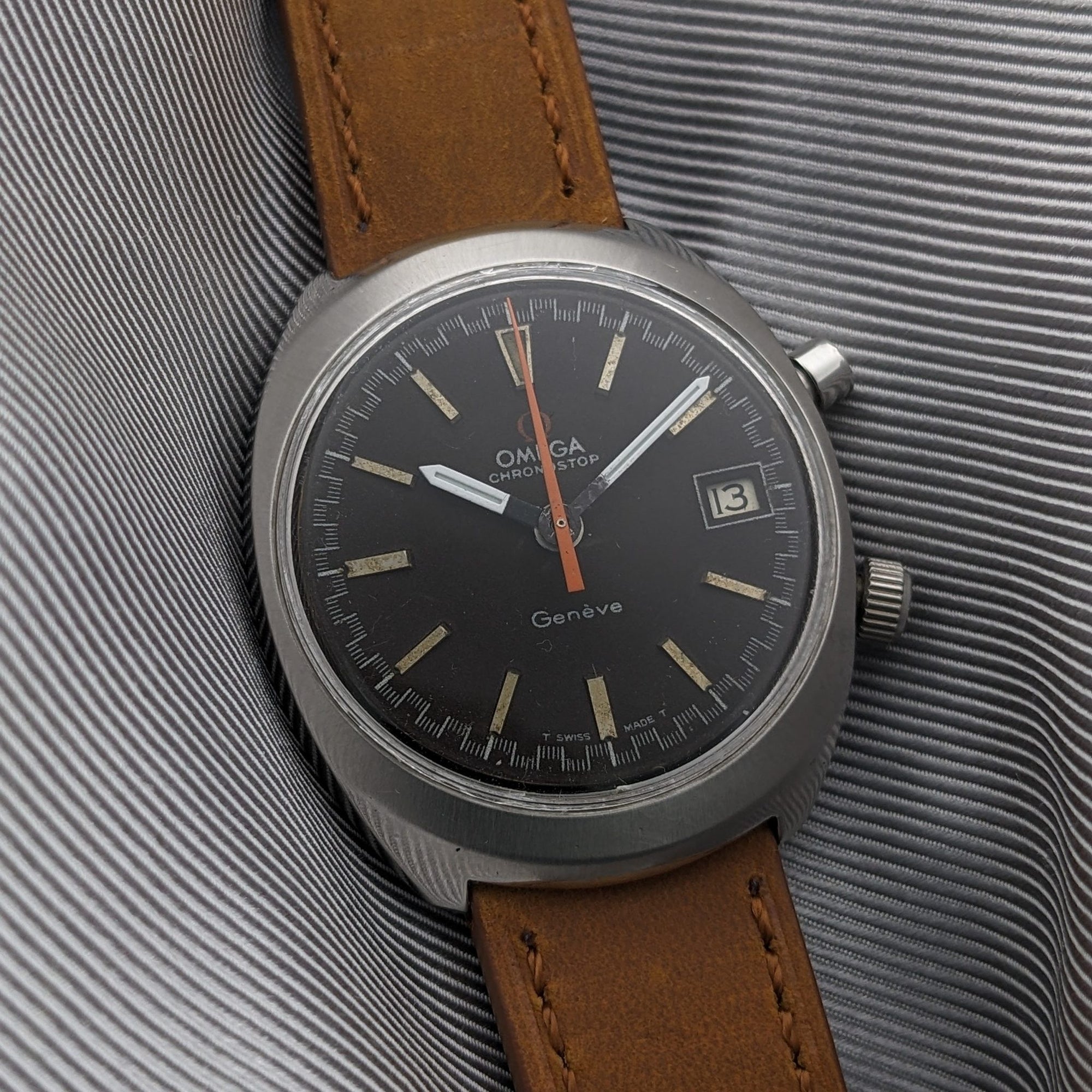 Ca 55 Years Old / Omega Chronostop Geneve / Ref 146.009 / Vintage 1970's Watch / Cal 920 Movement / Serviced vintage watch