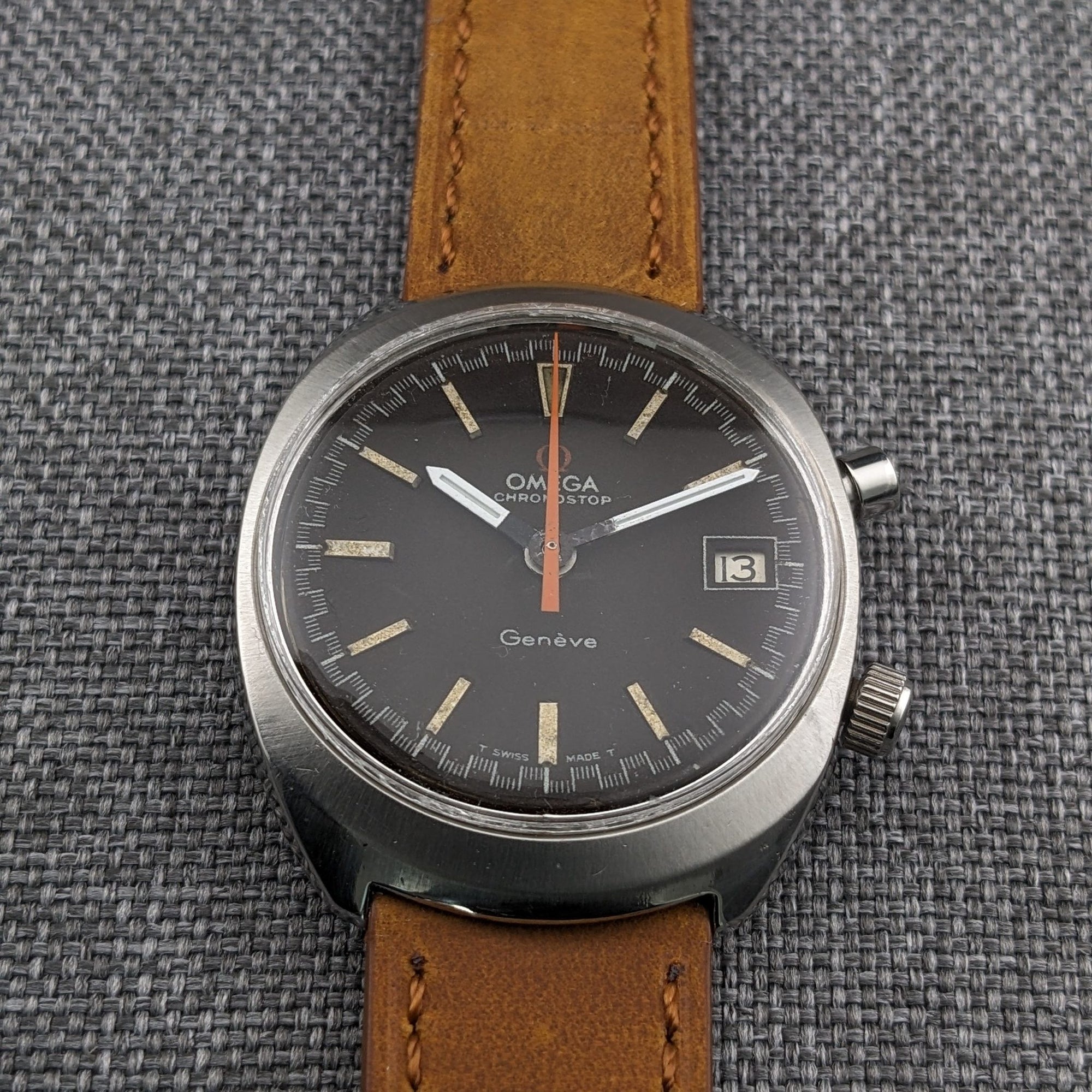 Ca 55 Years Old / Omega Chronostop Geneve / Ref 146.009 / Vintage 1970's Watch / Cal 920 Movement / Serviced vintage watch