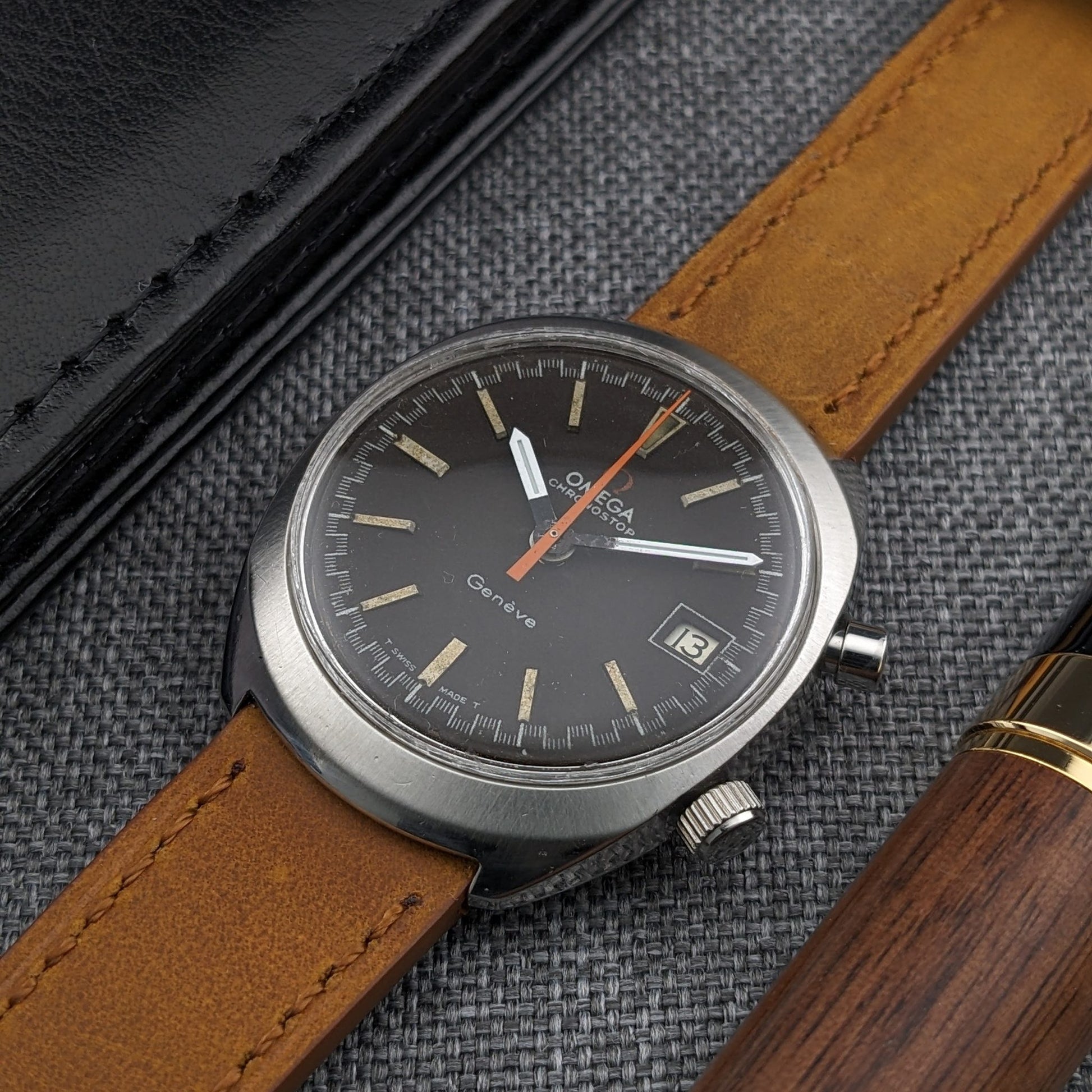 Ca 55 Years Old / Omega Chronostop Geneve / Ref 146.009 / Vintage 1970's Watch / Cal 920 Movement / Serviced vintage watch