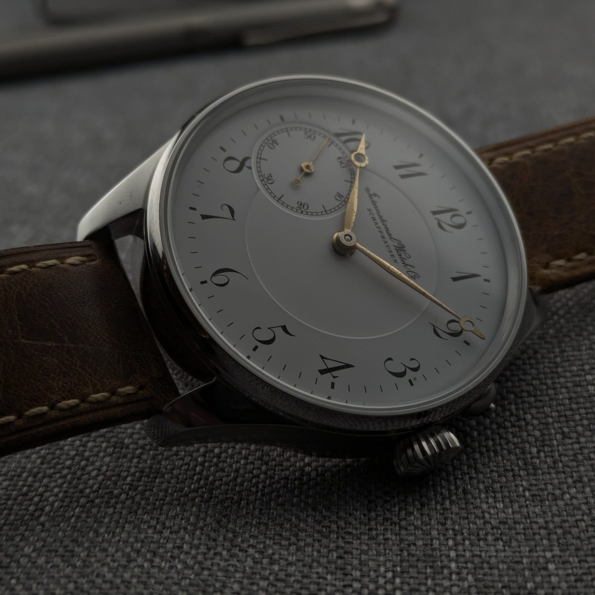 Circa 100 Years Old Antique Pocket Watch IWC Schaffhausen Movement 1926 / Cal 57 Movement / Serviced vintage watch