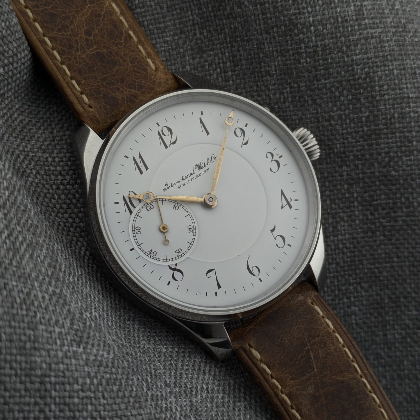 Circa 100 Years Old Antique Pocket Watch IWC Schaffhausen Movement 1926 / Cal 57 Movement / Serviced vintage watch