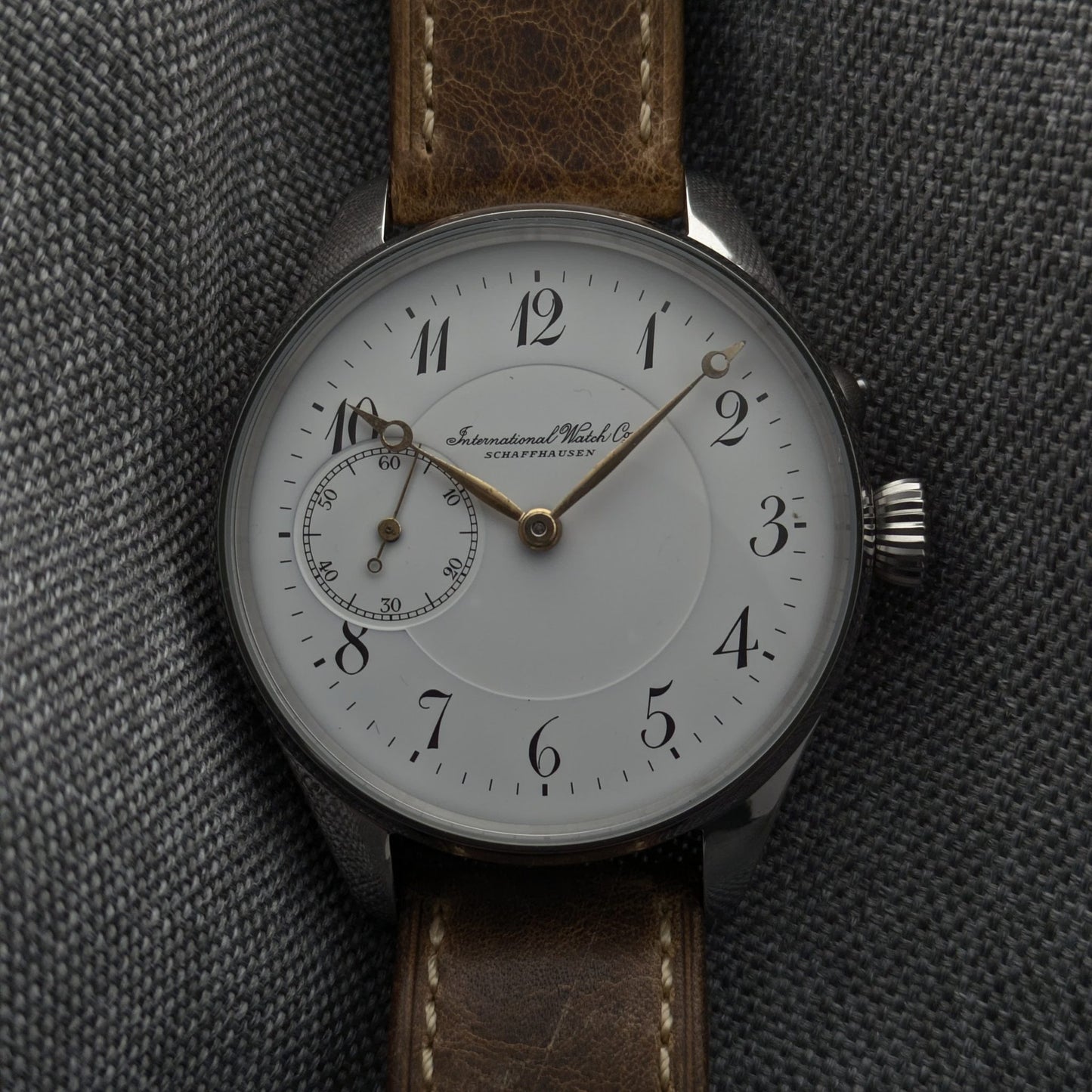 Circa 100 Years Old Antique Pocket Watch IWC Schaffhausen Movement 1926 / Cal 57 Movement / Serviced vintage watch