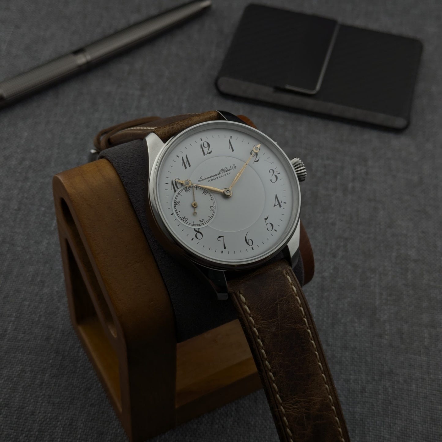Circa 100 Years Old Antique Pocket Watch IWC Schaffhausen Movement 1926 / Cal 57 Movement / Serviced vintage watch