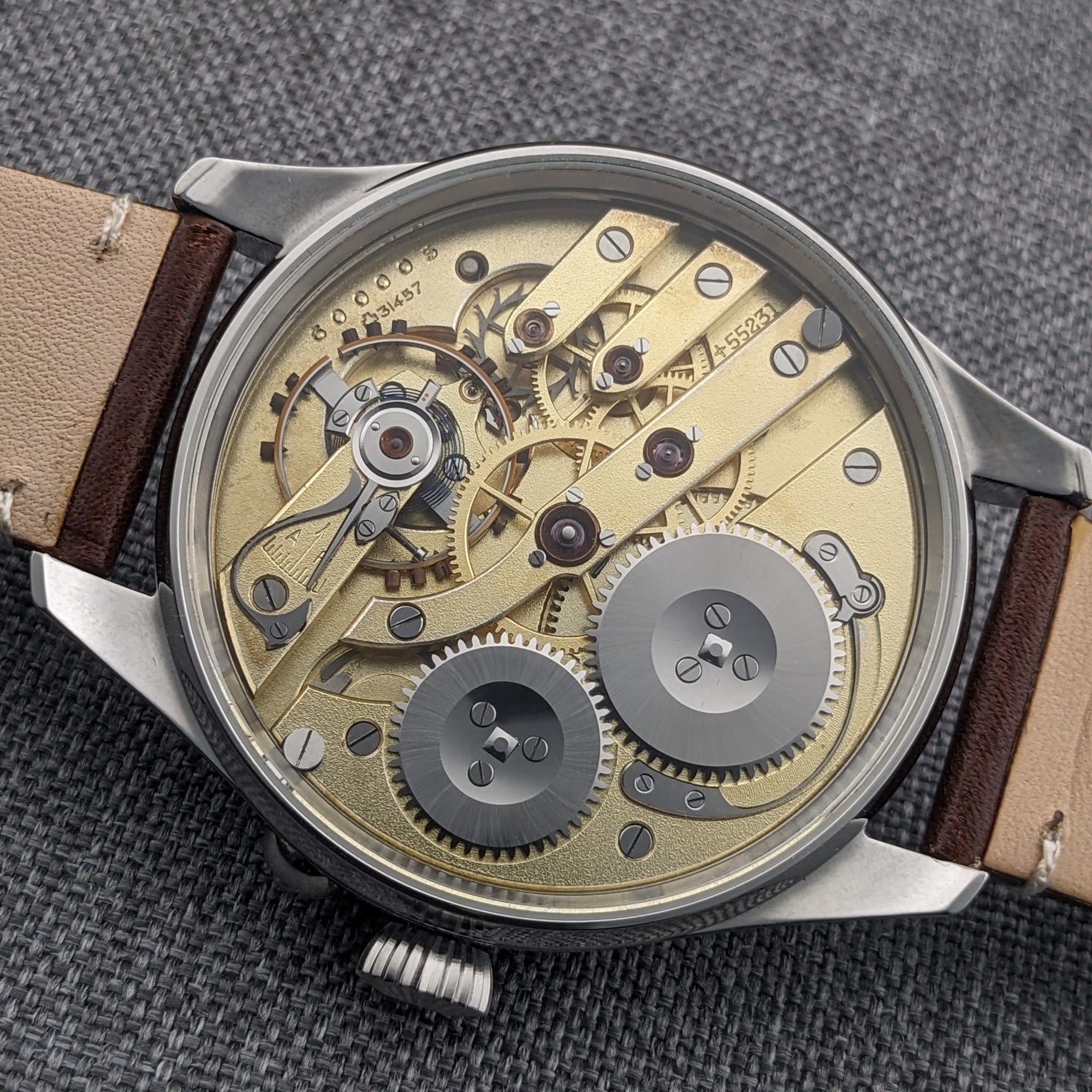 Circa 105 Years Old Antique IWC Schaffhausen / Antique 1920 Pocketwatch Movement / Pocketwatch Conversion / Serviced dial