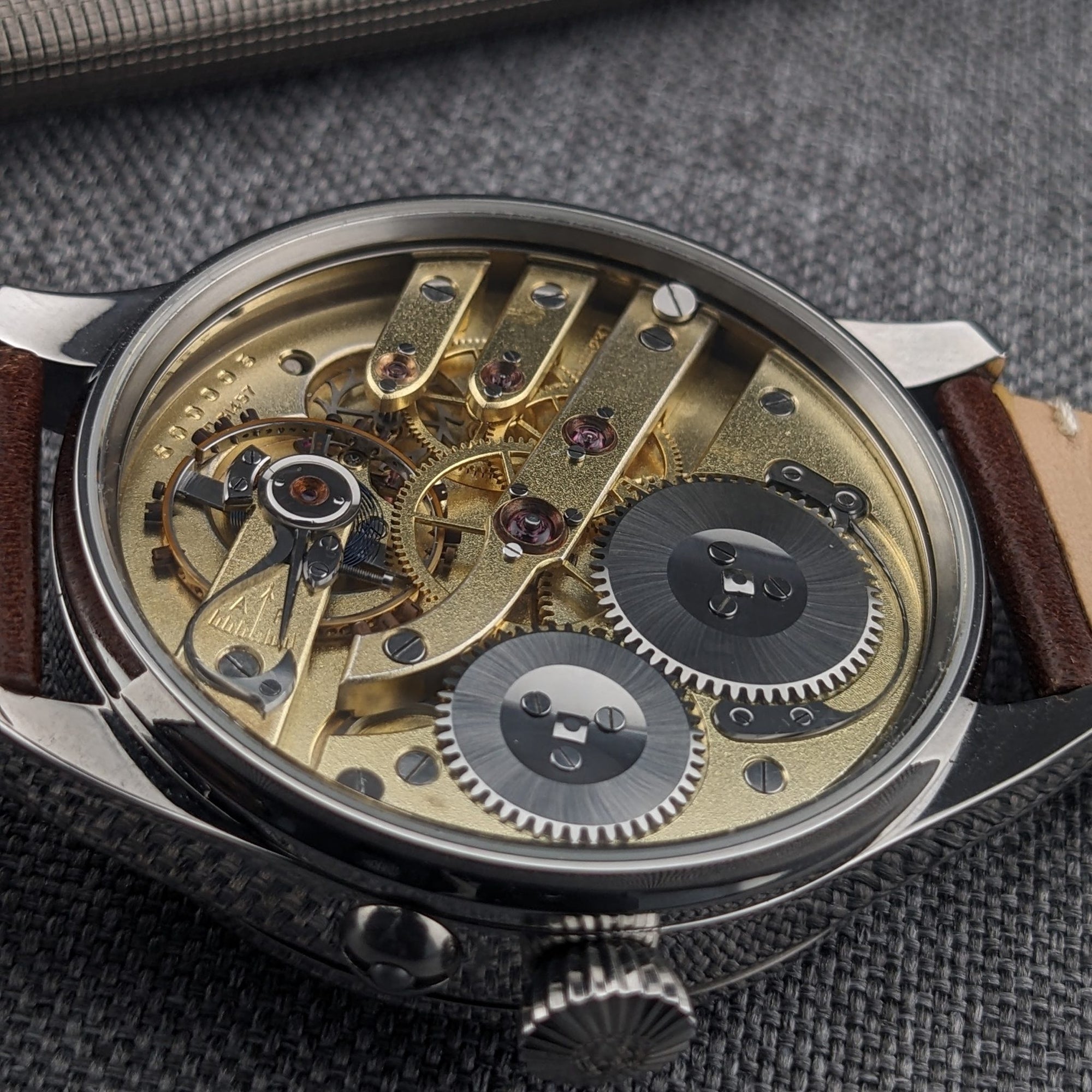 Circa 105 Years Old Antique IWC Schaffhausen / Antique 1920 Pocketwatch Movement / Pocketwatch Conversion / Serviced vintage watch