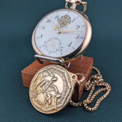 Circa 110 Years Old Antique Omega 🏆 Museum-Grade 1915 OMEGA: The "American Champion" Set / Antique 1915 Watch / Cal Omega Movement / Serviced vintage watch