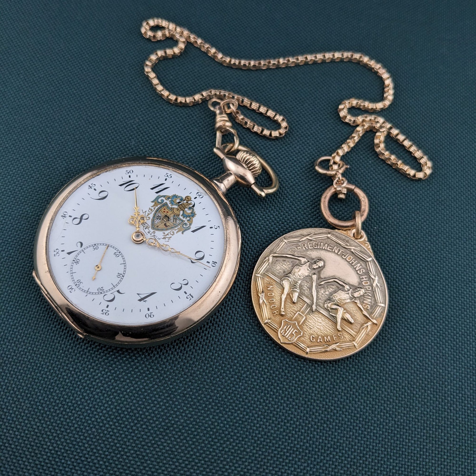 Circa 110 Years Old Antique Omega 🏆 Museum-Grade 1915 OMEGA: The "American Champion" Set / Antique 1915 Watch / Cal Omega Movement / Serviced vintage watch