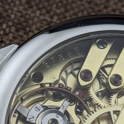 Circa 110 Years Old IWC Schaffhausen Antique c. 1915 / Cal. 73 Pocket-Watch Conversion / Early Portugieser Lineage / Serviced vintage watch