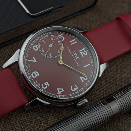 Circa 110 Years Old IWC Schaffhausen Antique c. 1915 / Cal. 73 Pocket-Watch Conversion / Early Portugieser Lineage / Serviced vintage watch