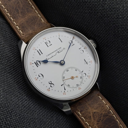 Circa 115 Years Old IWC Schaffhausen Chronomètre Pocket Watch Movement / Antique 1910 Watch / Cal Sav. c. 53 Movement / Serviced vintage watch