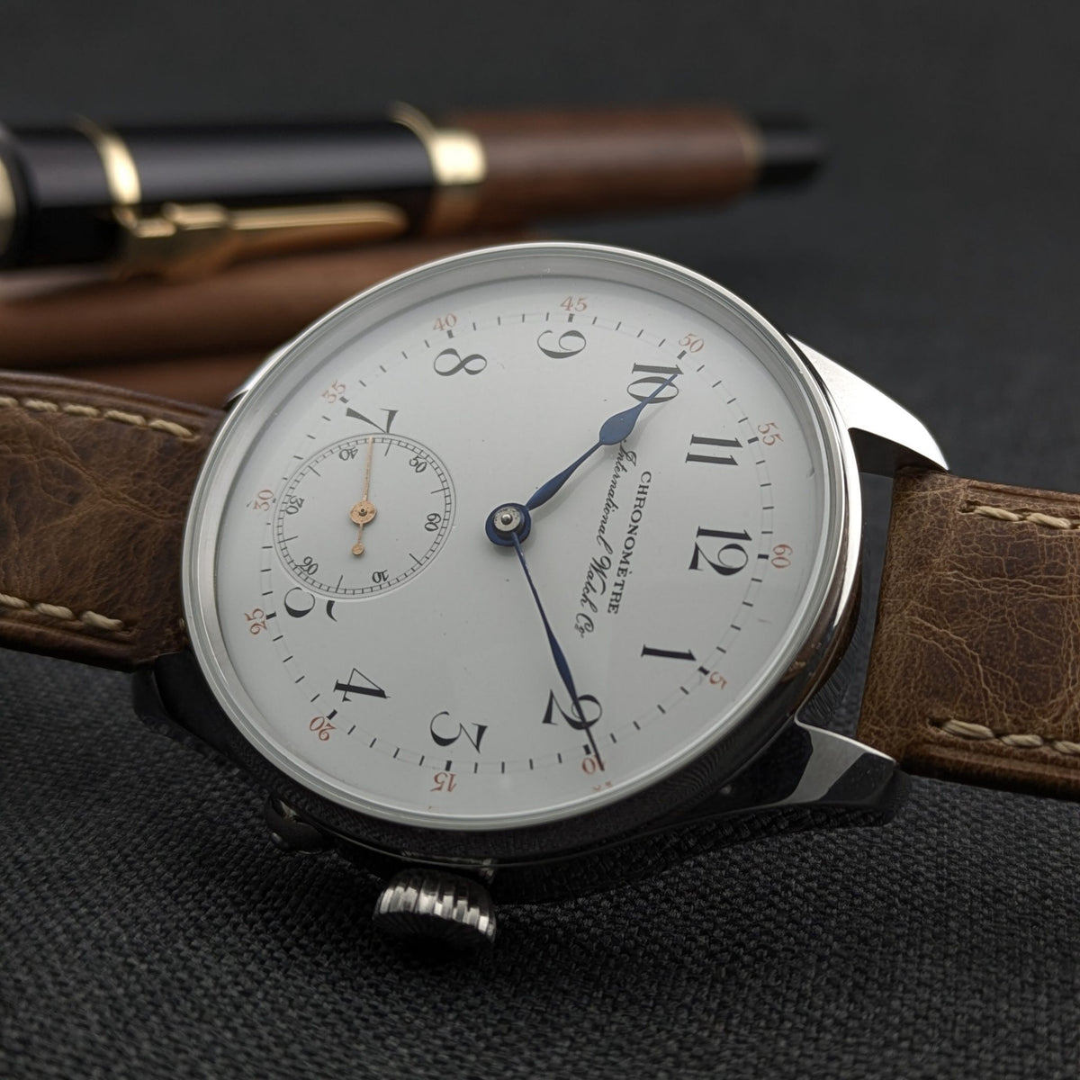 Circa 115 Years Old IWC Schaffhausen Chronomètre Pocket Watch Movement / Antique 1910 Watch / Cal Sav. c. 53 Movement / Serviced vintage watch