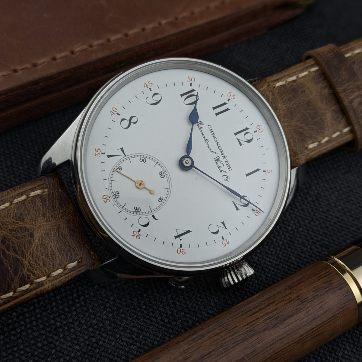 Circa 115 Years Old IWC Schaffhausen Chronomètre Pocket Watch Movement / Antique 1910 Watch / Cal Sav. c. 53 Movement / Serviced vintage watch