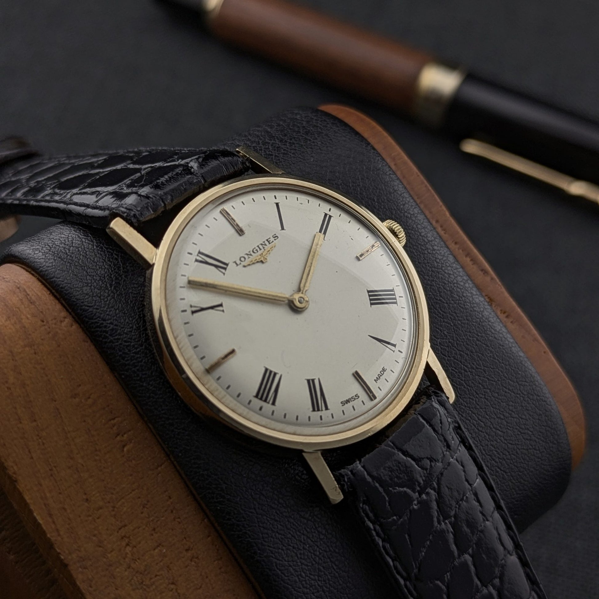 Circa 45 Years Old Gold Longines / Vintage 1979 Watch / Cal 428 Movement / Serviced vintage watch