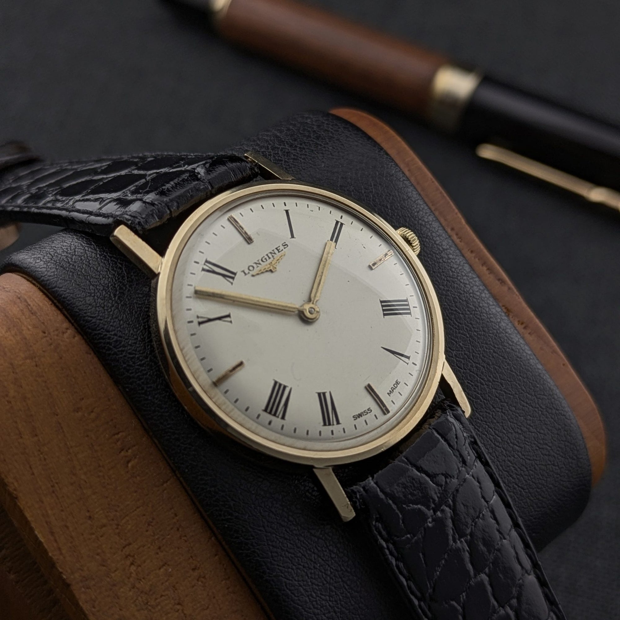 Circa 45 Years Old Gold Longines / Vintage 1979 Watch / Cal 428 Movement / Serviced vintage watch