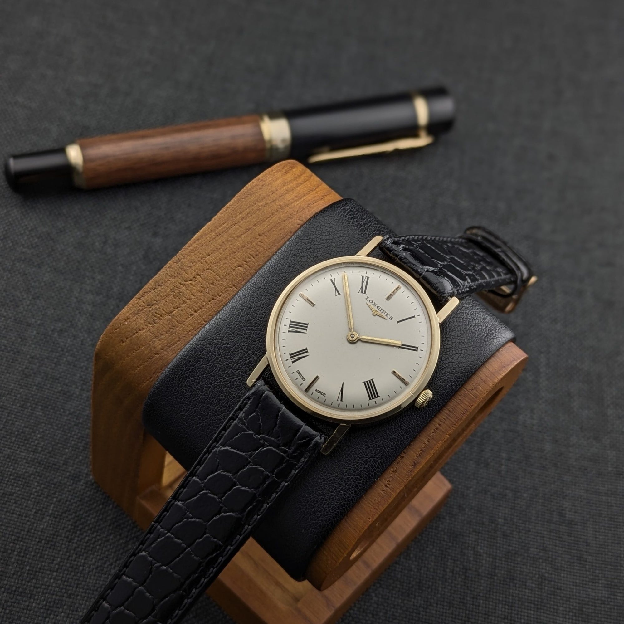 Circa 45 Years Old Gold Longines / Vintage 1979 Watch / Cal 428 Movement / Serviced vintage watch