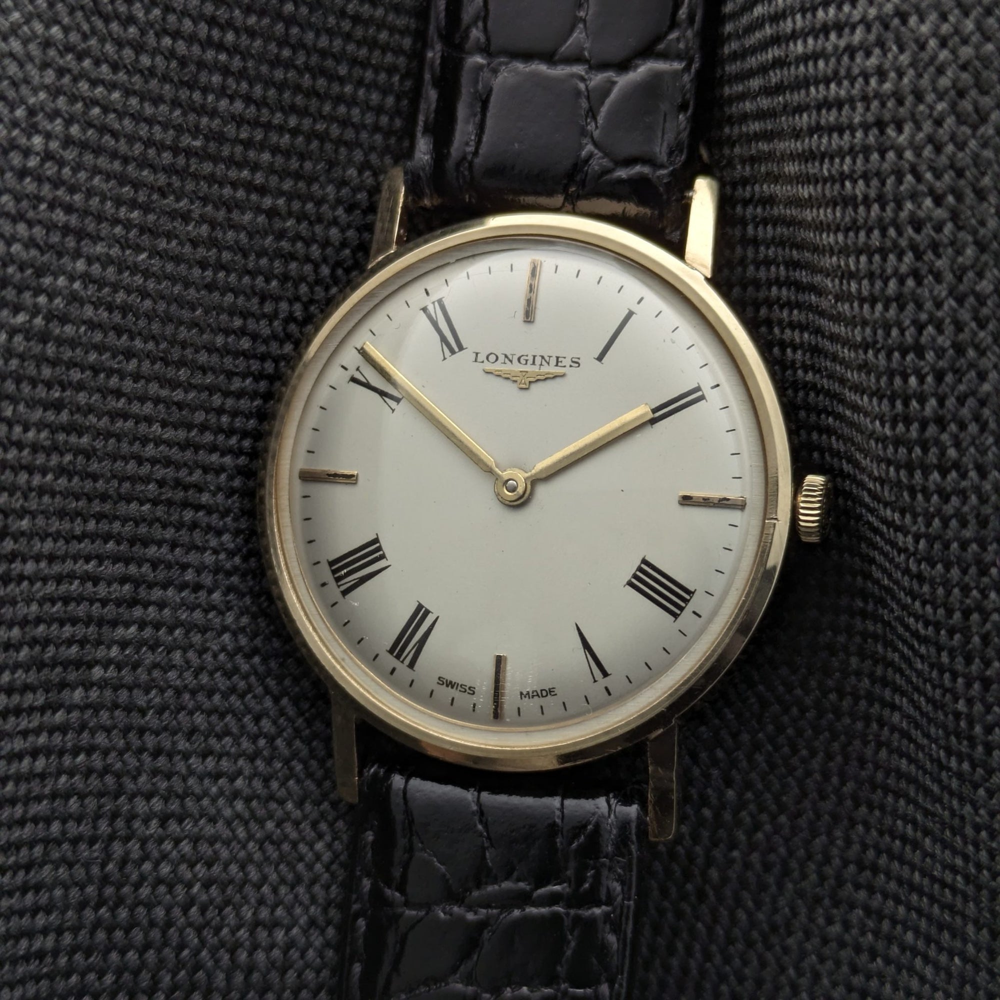 Circa 45 Years Old Gold Longines / Vintage 1979 Watch / Cal 428 Movement / Serviced vintage watch