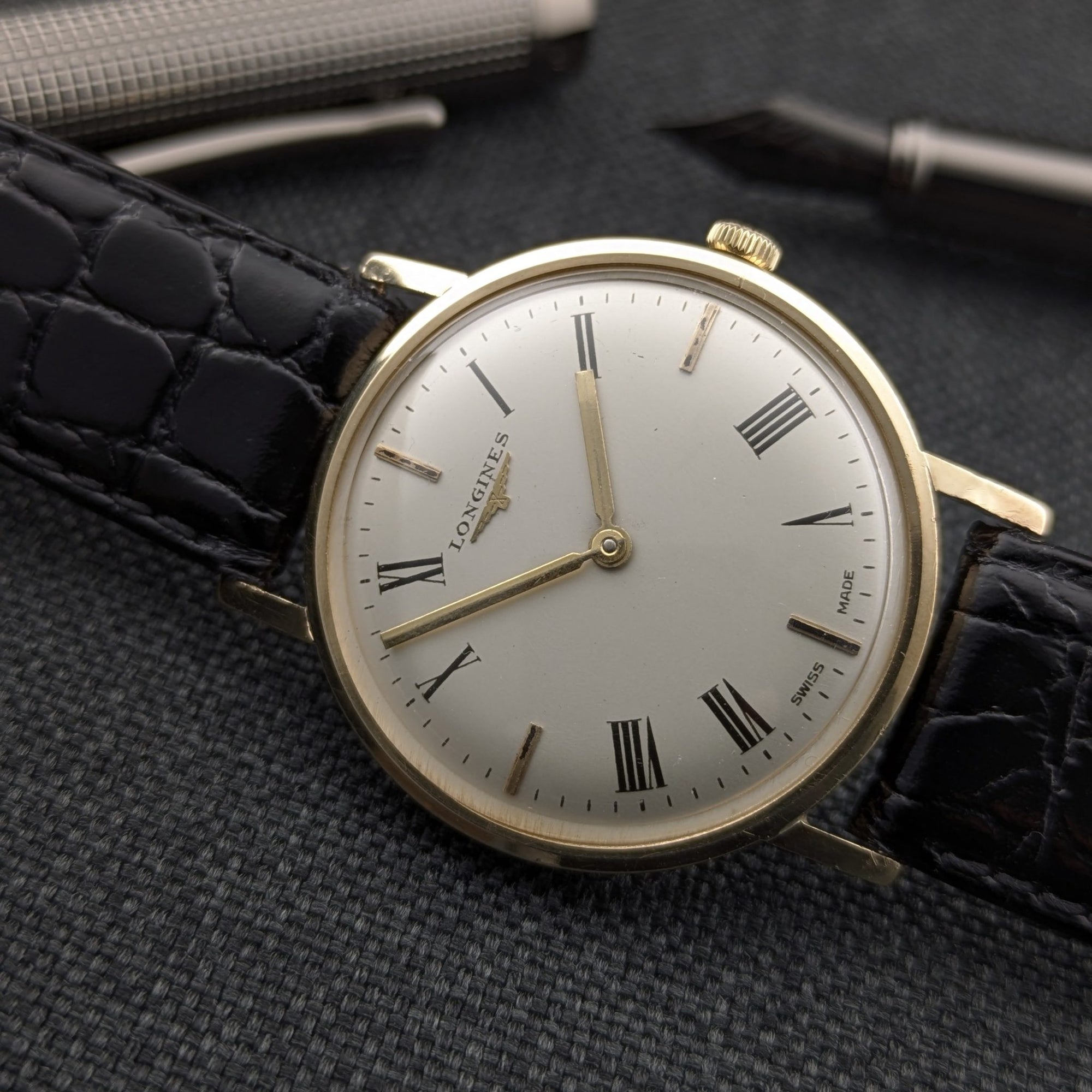 Circa 45 Years Old Gold Longines / Vintage 1979 Watch / Cal 428 Movement / Serviced vintage watch