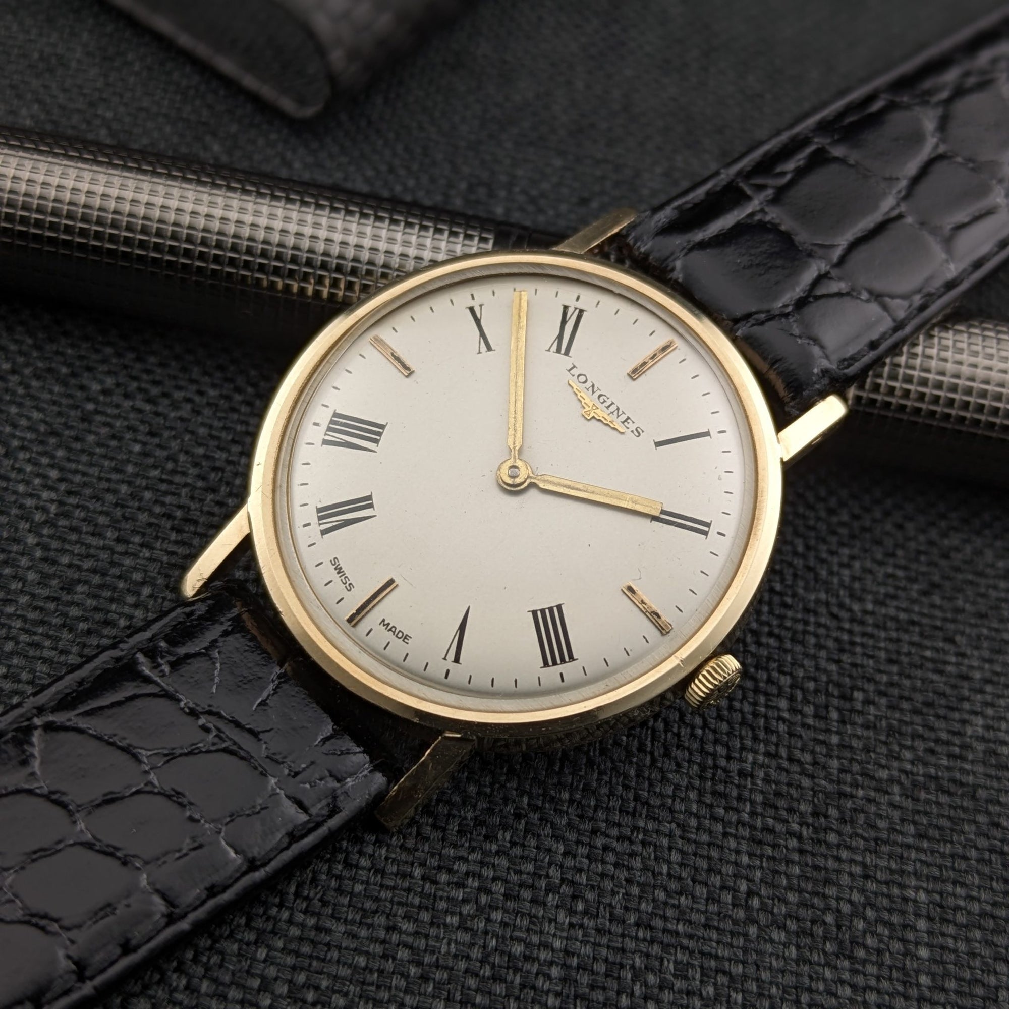 Circa 45 Years Old Gold Longines / Vintage 1979 Watch / Cal 428 Movement / Serviced vintage watch