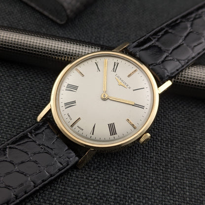 Circa 45 Years Old Gold Longines / Vintage 1979 Watch / Cal 428 Movement / Serviced vintage watch
