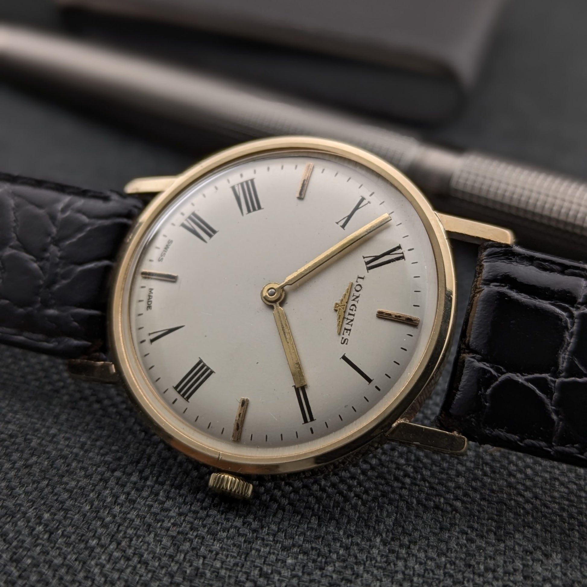 Circa 45 Years Old Gold Longines / Vintage 1979 Watch / Cal 428 Movement / Serviced vintage watch