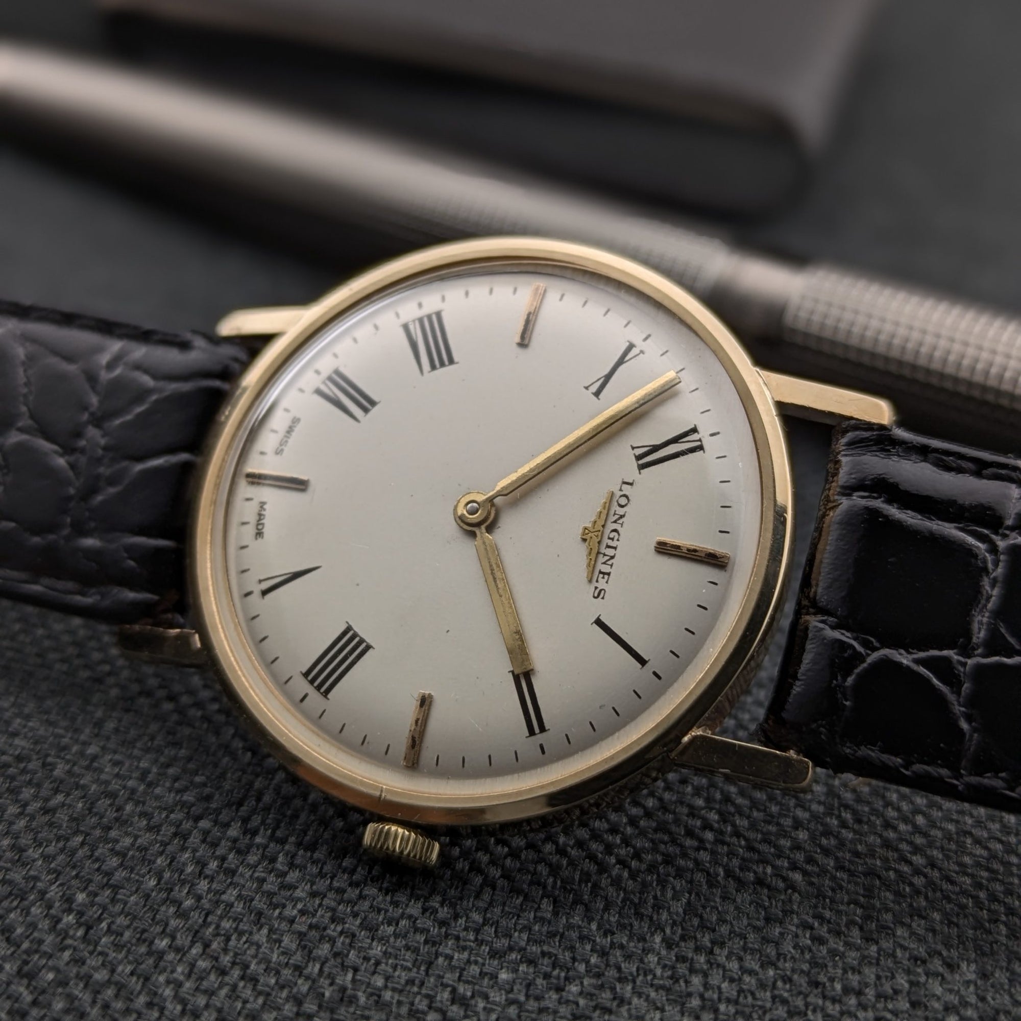 Circa 45 Years Old Gold Longines / Vintage 1979 Watch / Cal 428 Movement / Serviced vintage watch