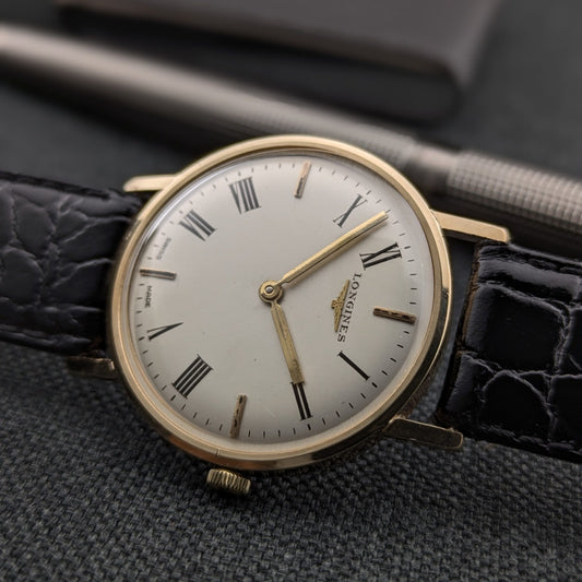 Circa 45 Years Old Gold Longines / Vintage 1979 Watch / Cal 428 Movement / Serviced vintage watch