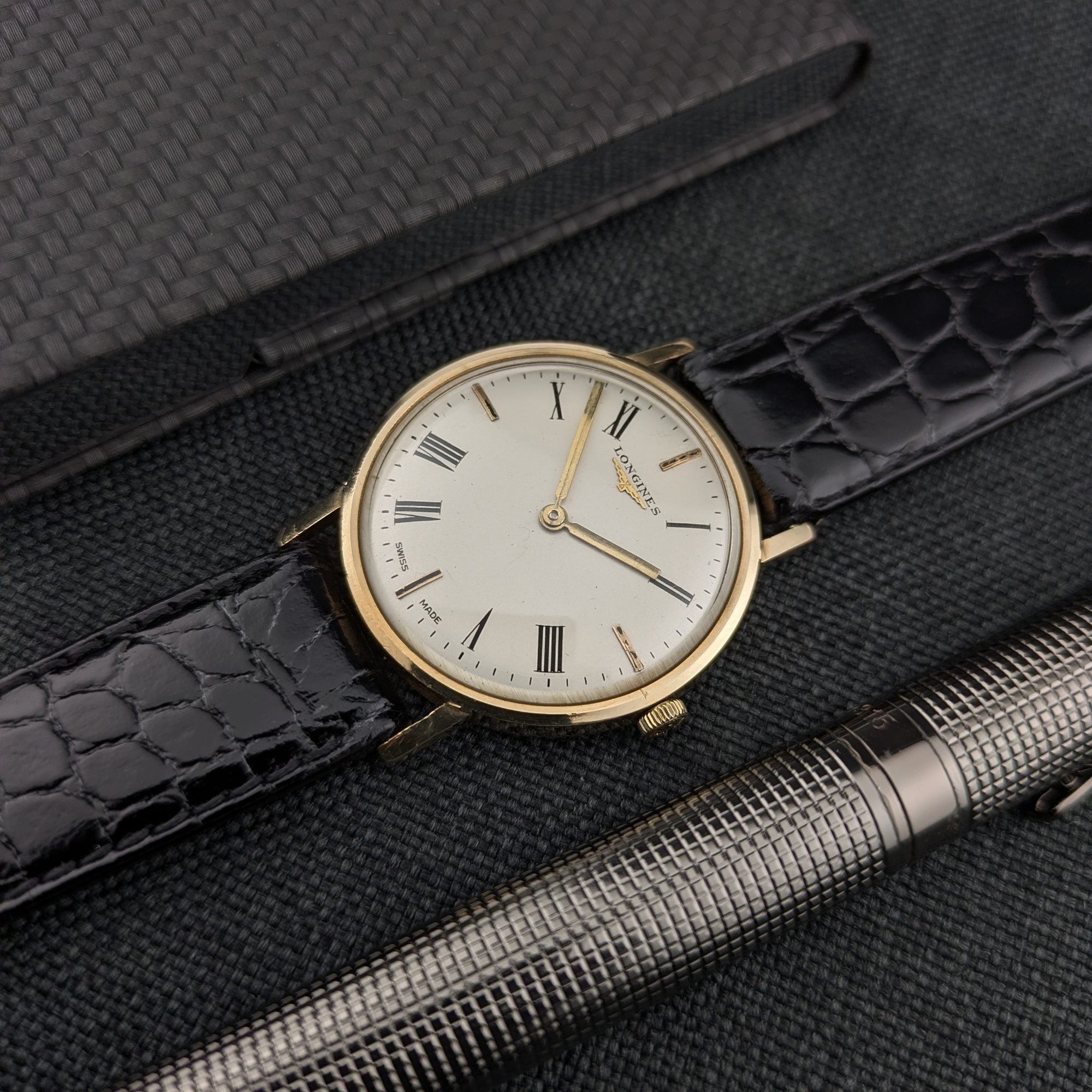 Circa 45 Years Old Gold Longines / Vintage 1979 Watch / Cal 428 Movement / Serviced vintage watch