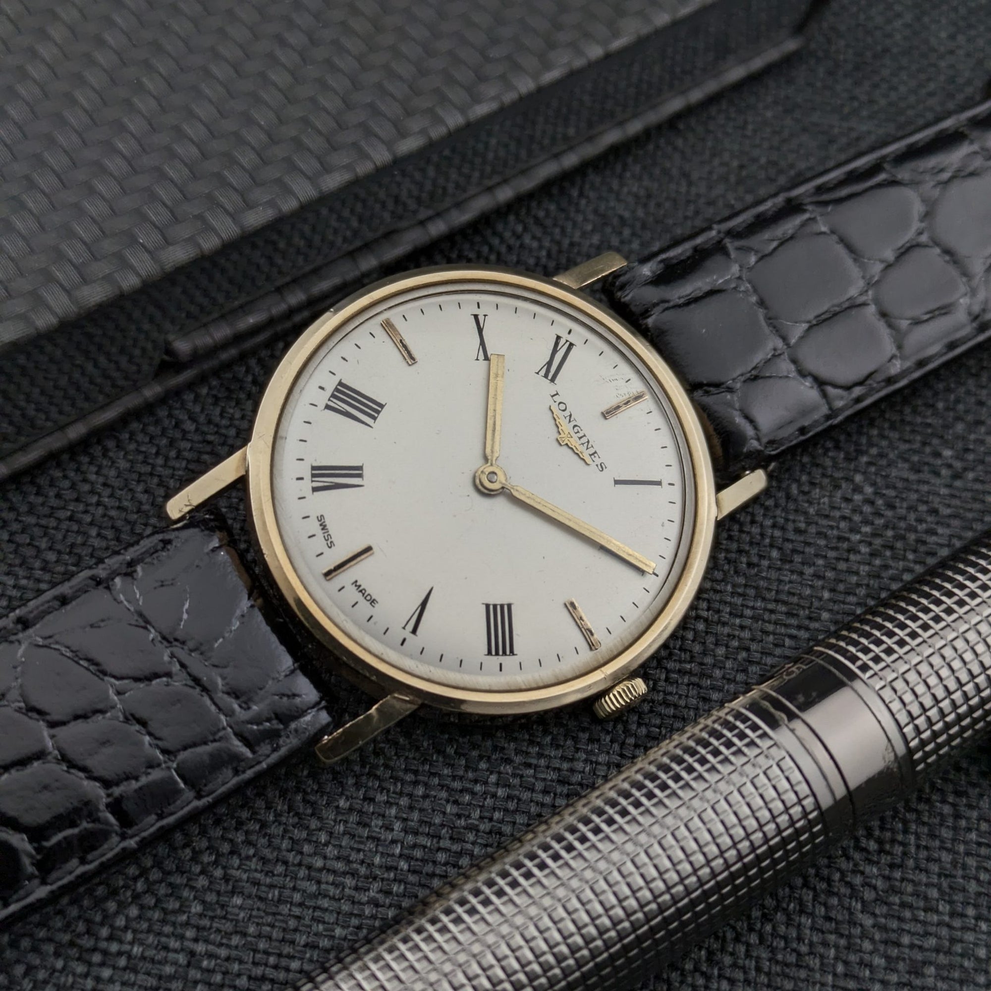 Circa 45 Years Old Gold Longines / Vintage 1979 Watch / Cal 428 Movement / Serviced vintage watch