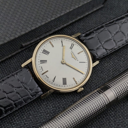 Circa 45 Years Old Gold Longines / Vintage 1979 Watch / Cal 428 Movement / Serviced vintage watch