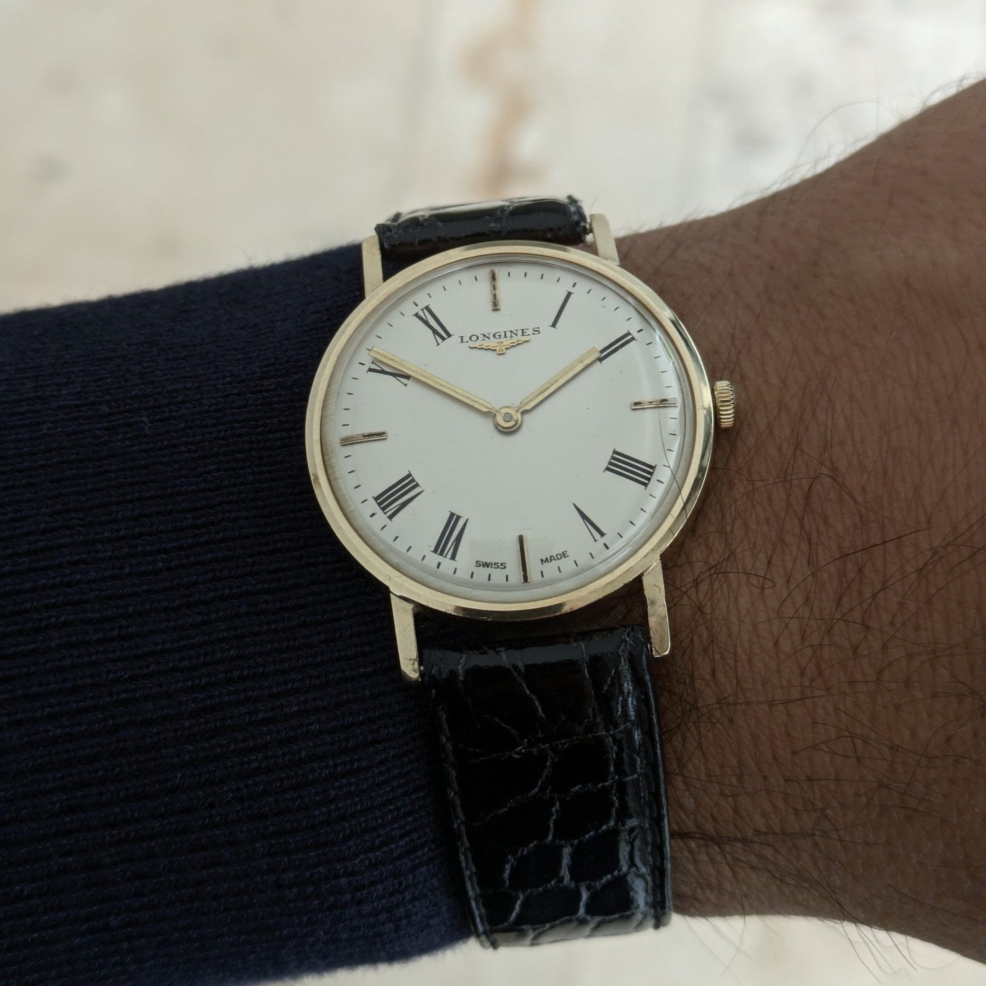 Circa 45 Years Old Gold Longines / Vintage 1979 Watch / Cal 428 Movement / Serviced vintage watch