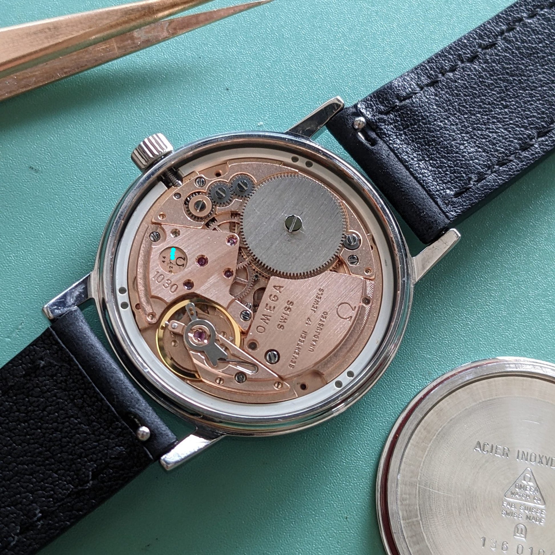Circa 45 Years Old / Omega Classic / Ref 1360104 / Vintage 1980 Watch / Cal 1030 Movement / Serviced vintage watch