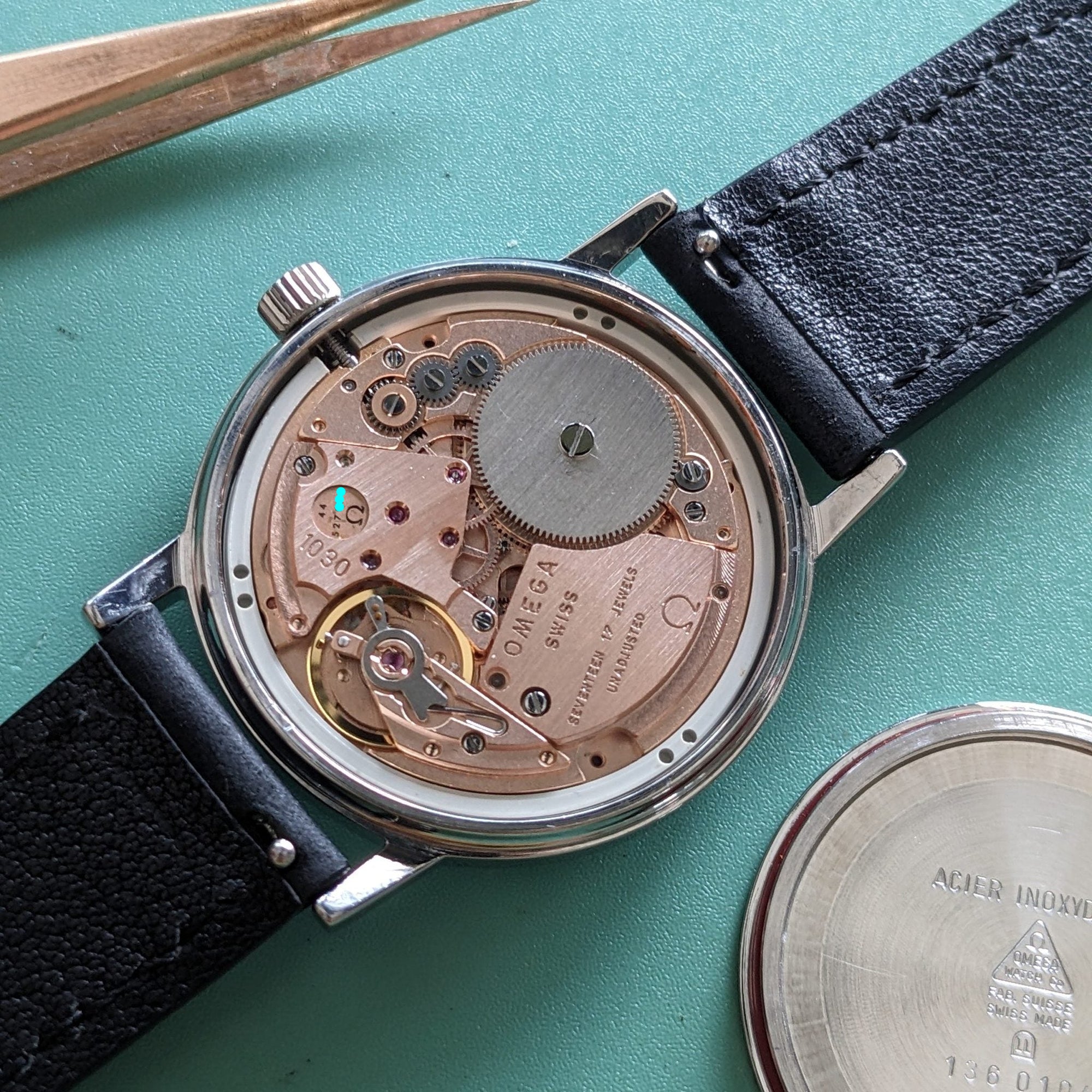 Circa 45 Years Old / Omega Classic / Ref 1360104 / Vintage 1980 Watch / Cal 1030 Movement / Serviced vintage watch