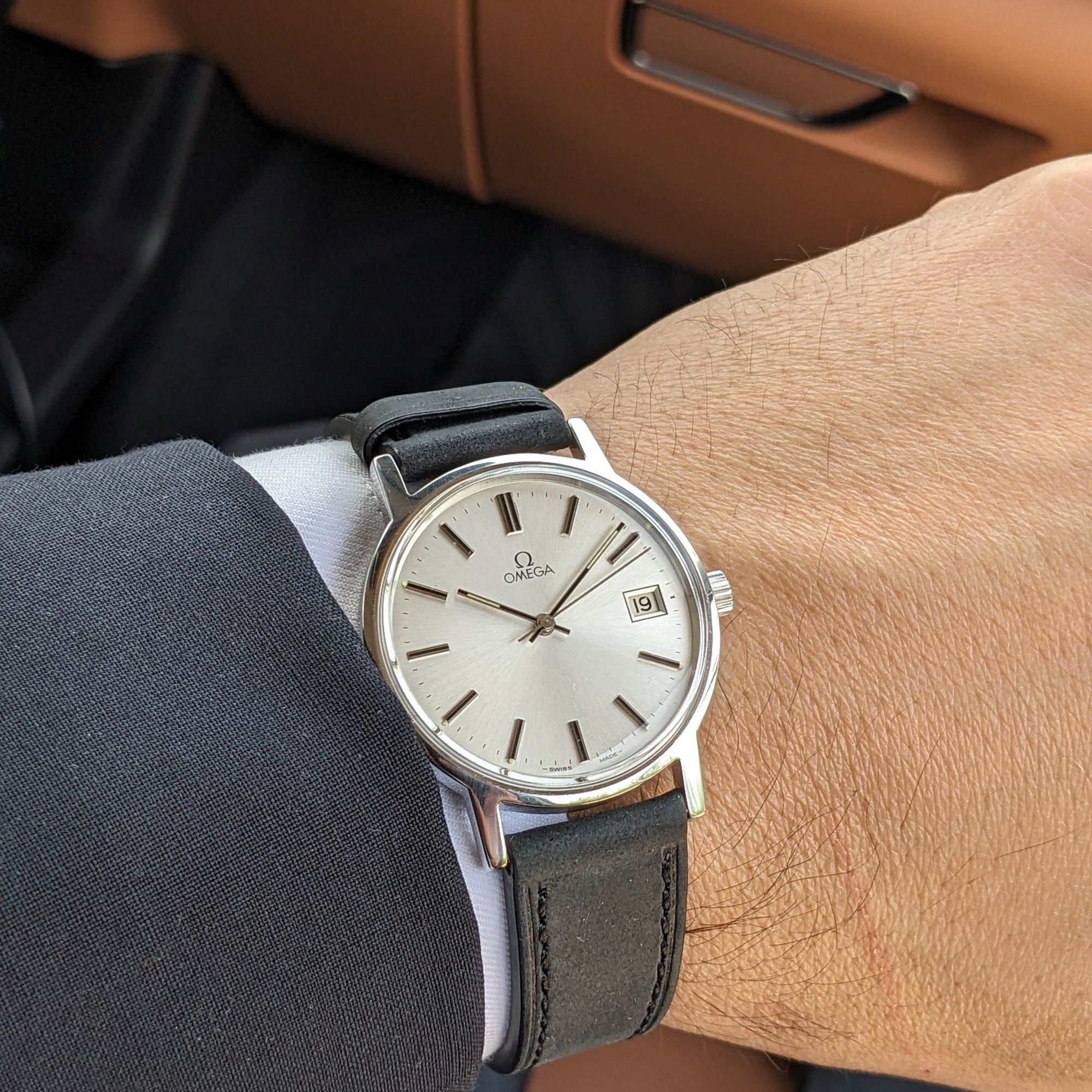 Circa 45 Years Old / Omega Classic / Ref 1360104 / Vintage 1980 Watch / Cal 1030 Movement / Serviced vintage watch
