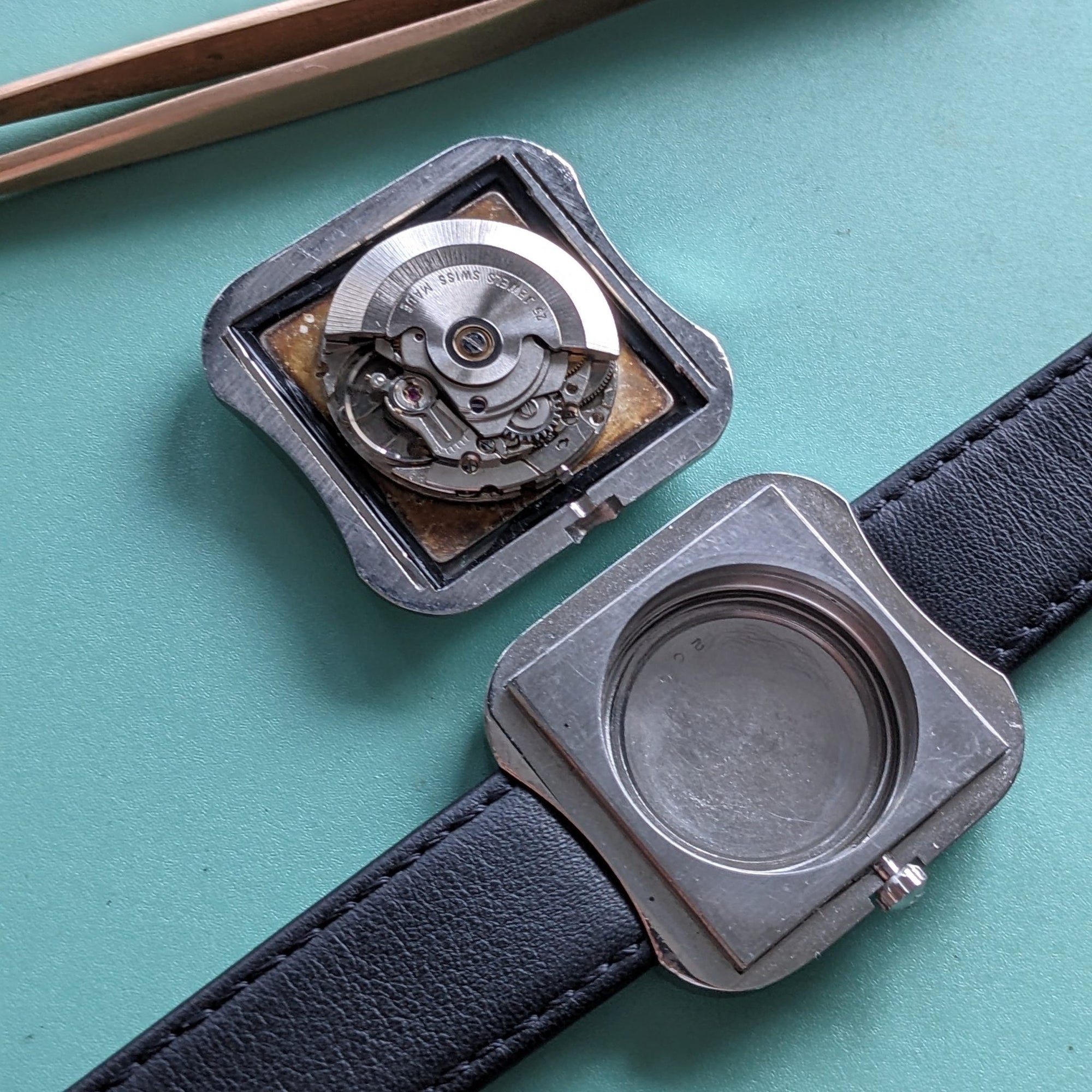Circa 50 Years Old / Herodia Automatic Geneve / Vintage 1970s Watch / Cal ETA 2782 Movement / Serviced vintage watch