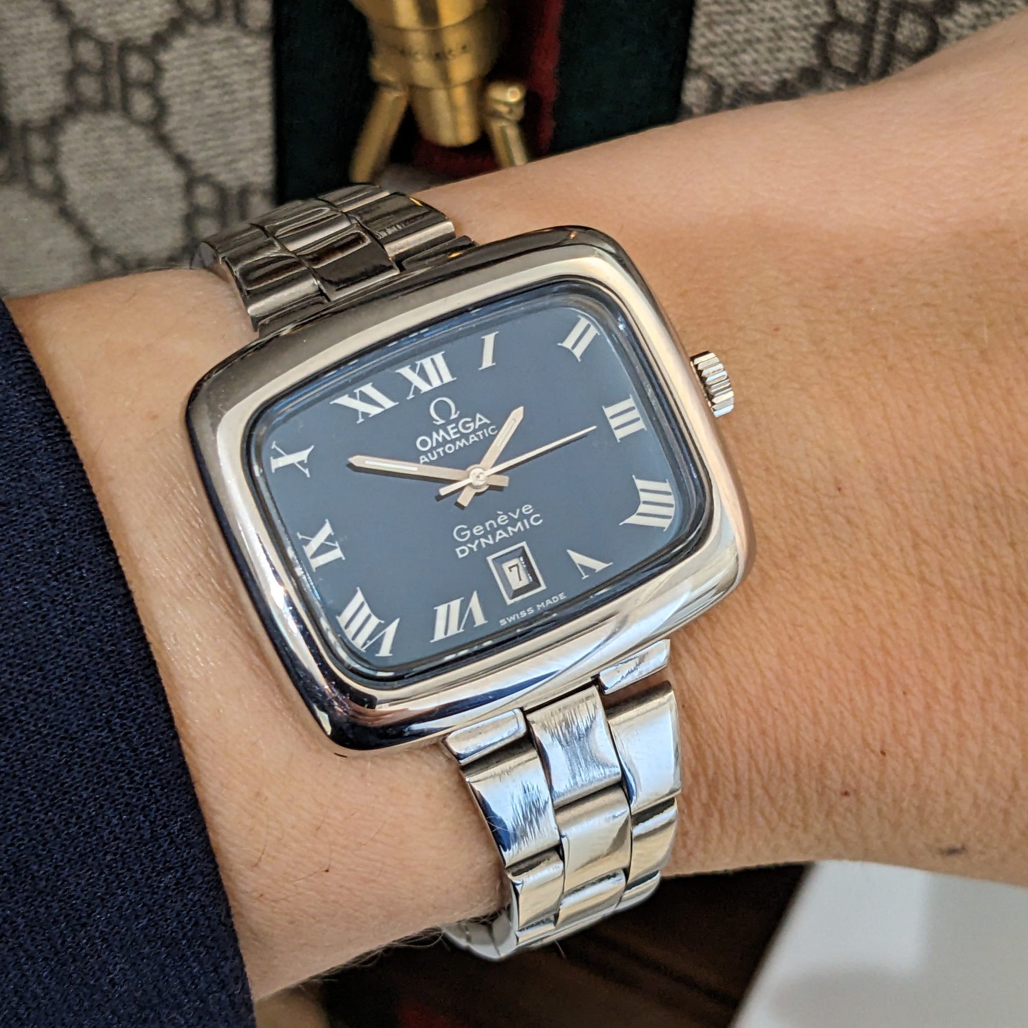 Circa 50 Years Old Lady Omega Genève Dynamic / Ref 5660072 / Vintage 1970s Watch / Cal 684 Movement / Serviced vintage watch