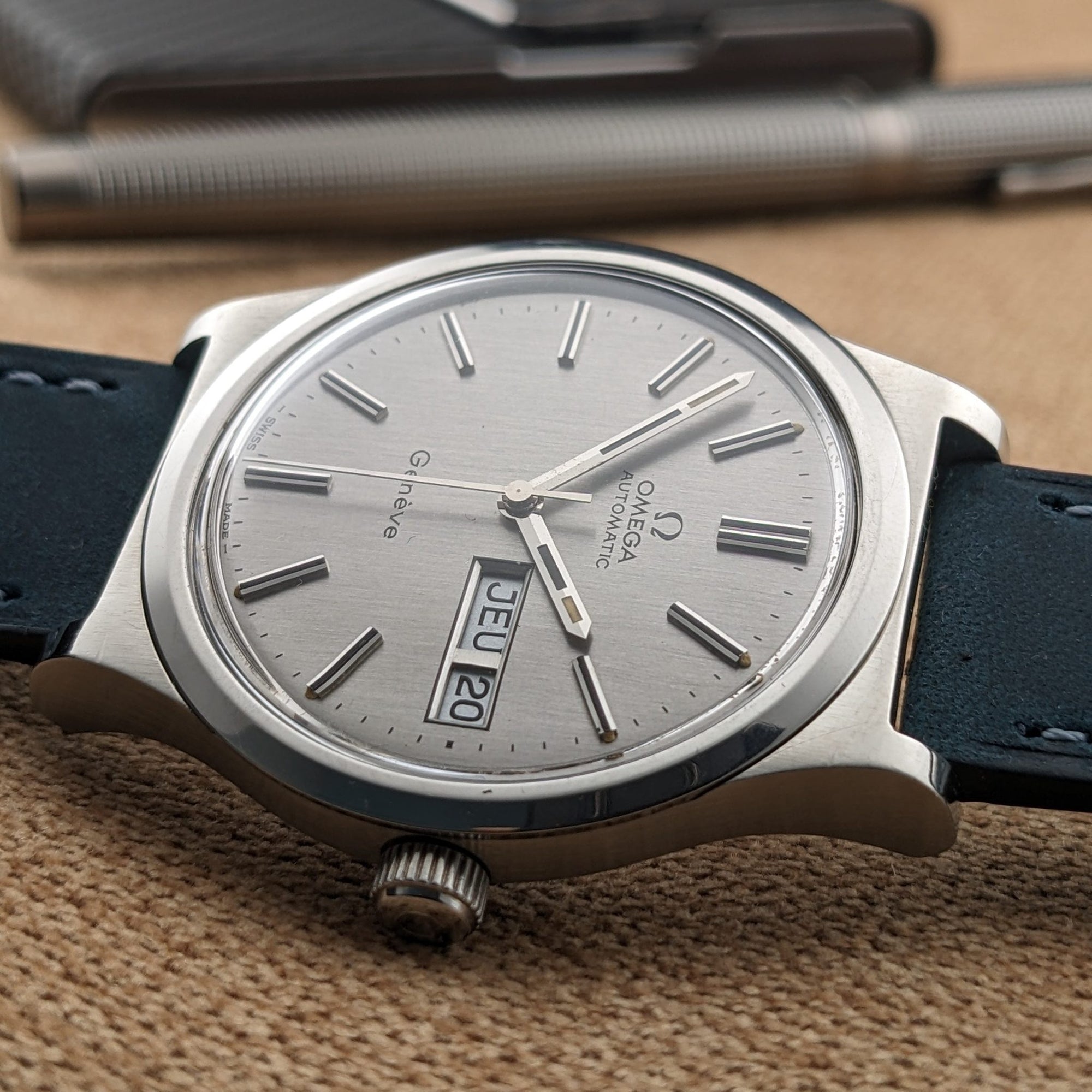 Circa 55 Years Old / Omega Automatic Geneve / Ref 166.0169 / Vintage 1973 Watch / Cal 1022 Movement / Serviced vintage watch