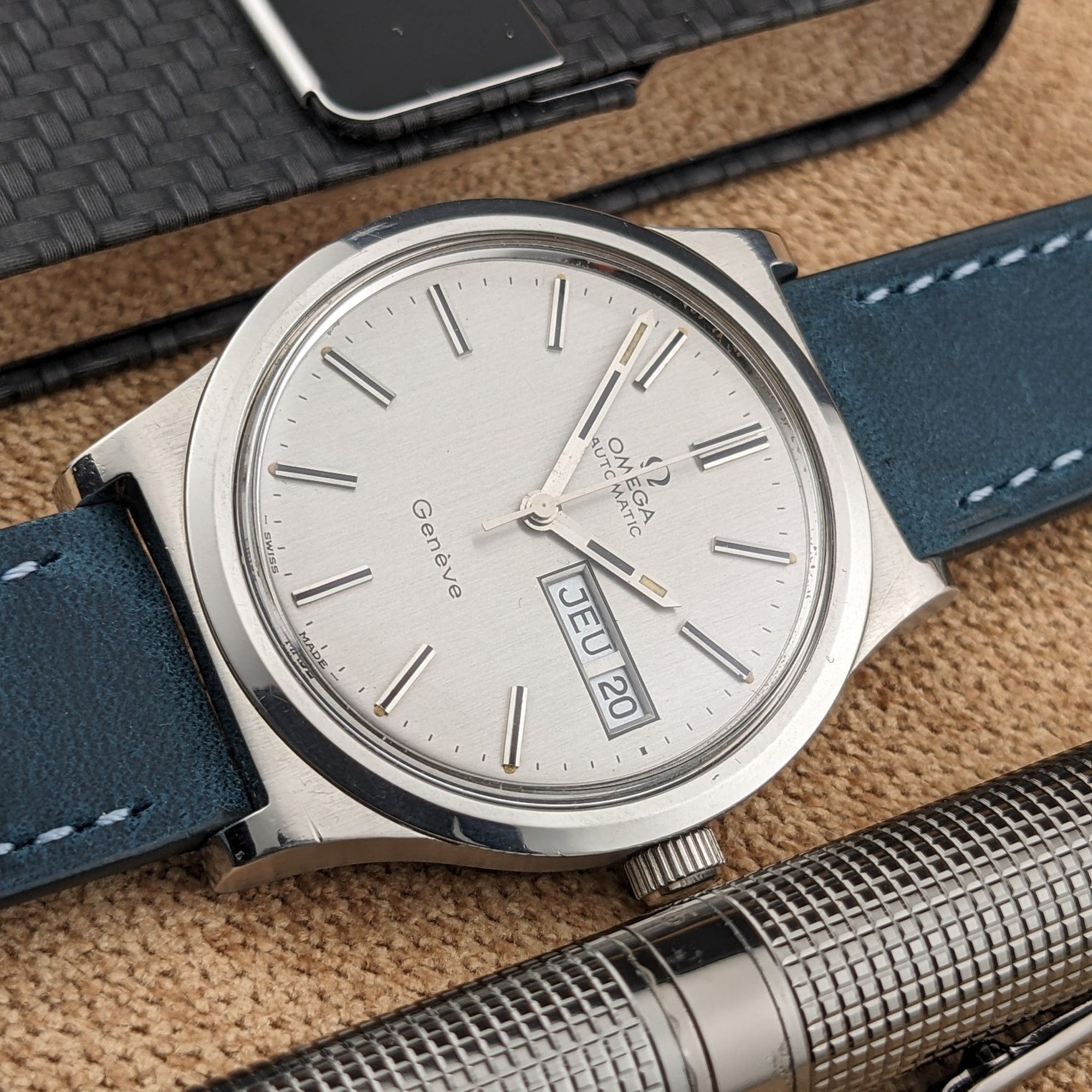 Circa 55 Years Old / Omega Automatic Geneve / Ref 166.0169 / Vintage 1973 Watch / Cal 1022 Movement / Serviced vintage watch