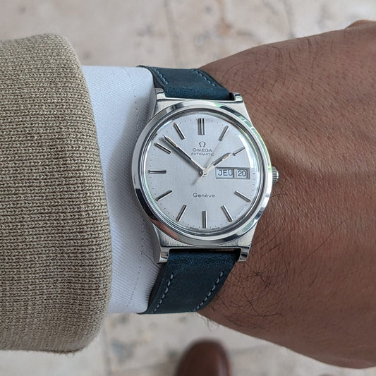 Circa 55 Years Old / Omega Automatic Geneve / Ref 166.0169 / Vintage 1973 Watch / Cal 1022 Movement / Serviced vintage watch