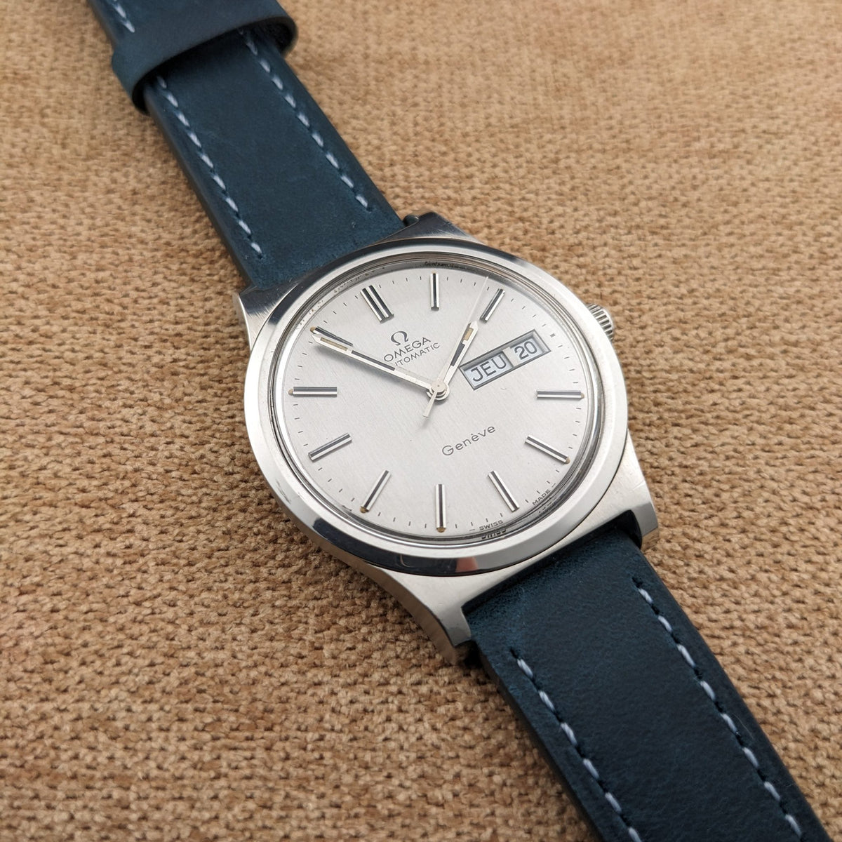 Circa 55 Years Old / Omega Automatic Geneve / Ref 166.0169 / Vintage 1973 Watch / Cal 1022 Movement / Serviced vintage watch