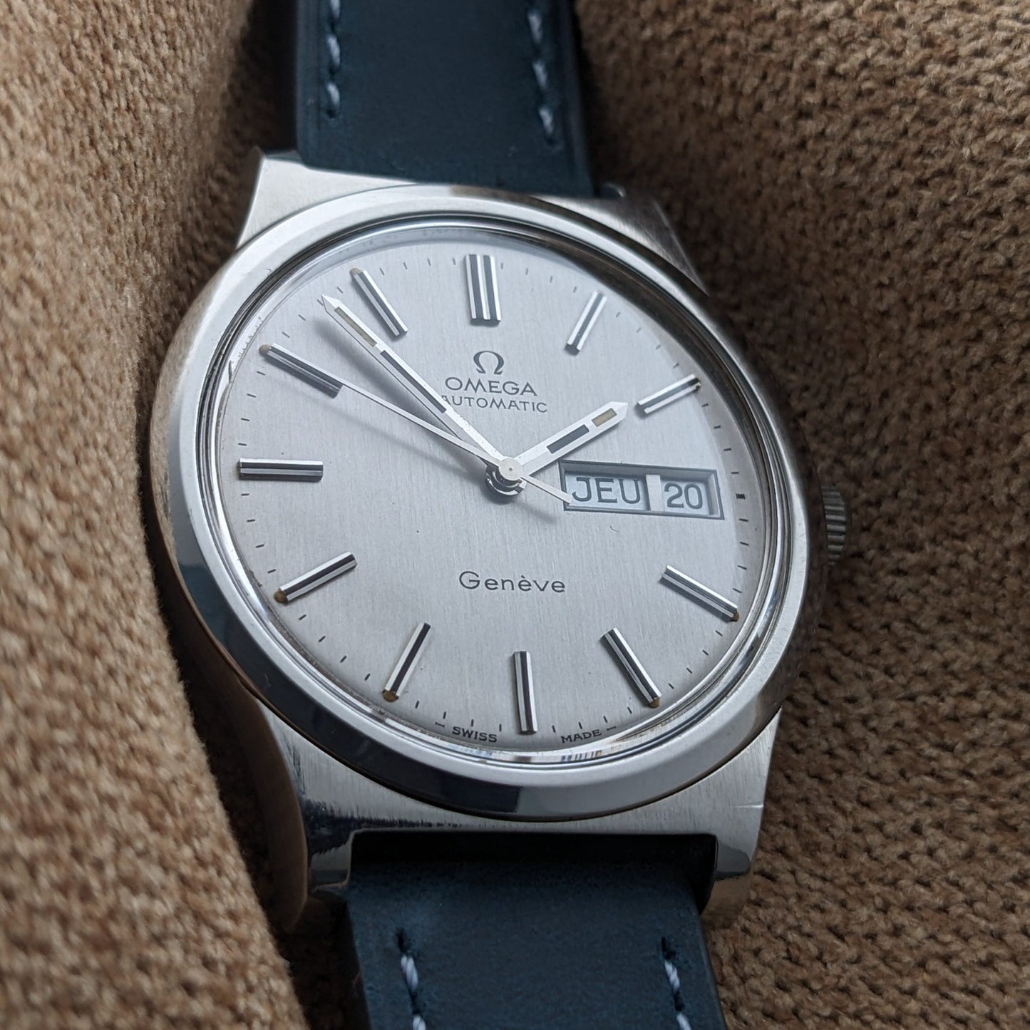 Circa 55 Years Old / Omega Automatic Geneve / Ref 166.0169 / Vintage 1973 Watch / Cal 1022 Movement / Serviced vintage watch