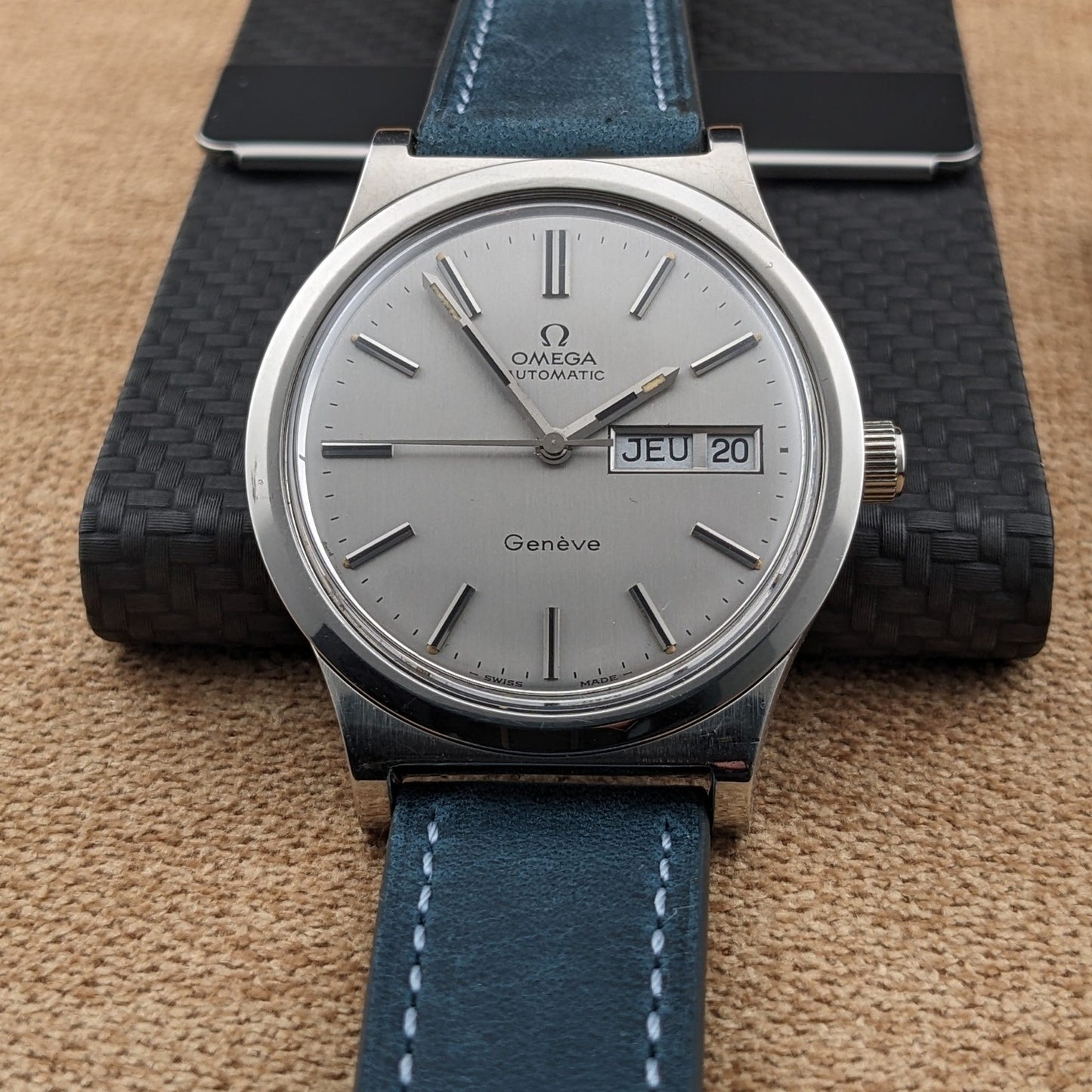 Circa 55 Years Old / Omega Automatic Geneve / Ref 166.0169 / Vintage 1973 Watch / Cal 1022 Movement / Serviced vintage watch