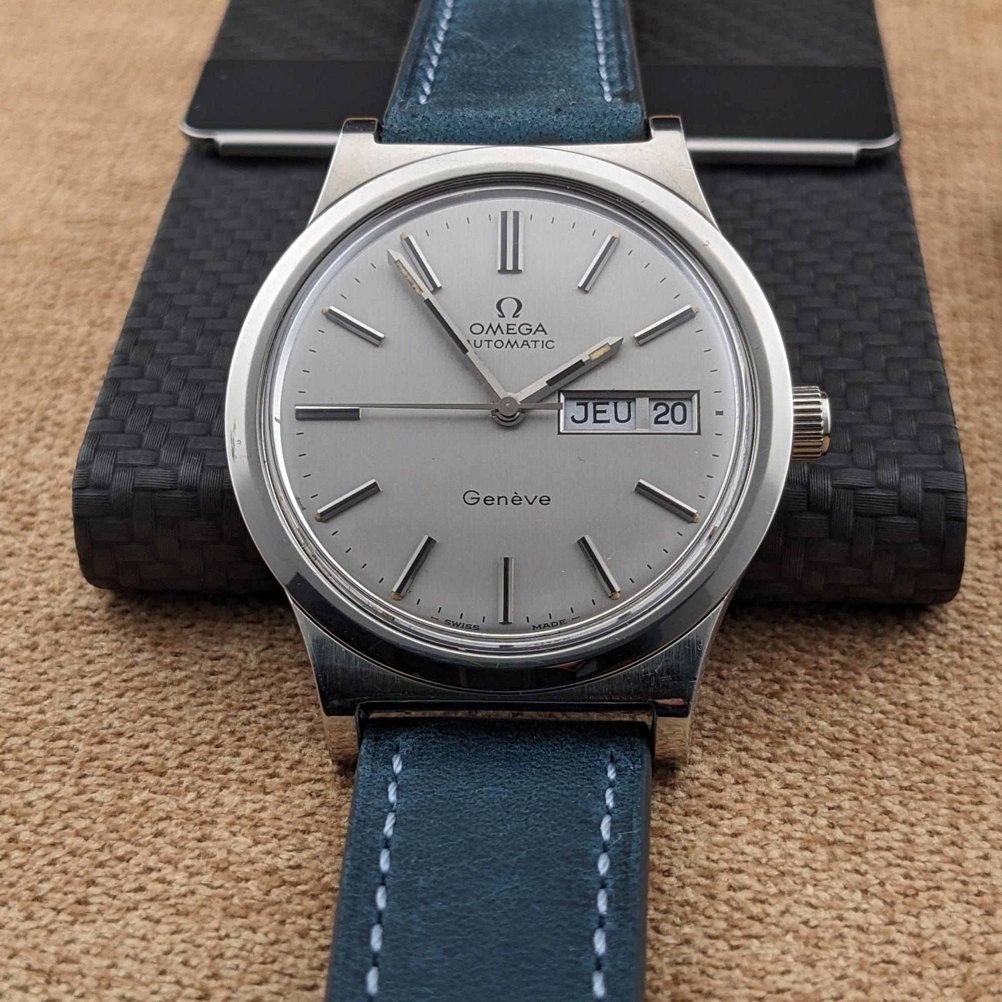 Circa 55 Years Old / Omega Automatic Geneve / Ref 166.0169 / Vintage 1973 Watch / Cal 1022 Movement / Serviced vintage watch