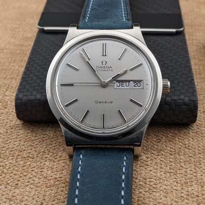 Circa 55 Years Old / Omega Automatic Geneve / Ref 166.0169 / Vintage 1973 Watch / Cal 1022 Movement / Serviced vintage watch