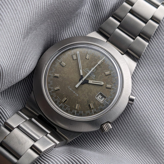 Circa 55 Years Old / Omega Chronostop Geneve Racing Jumbo / Ref 146.012 / Vintage 1969 Watch / Cal 920 Movement / Serviced vintage watch
