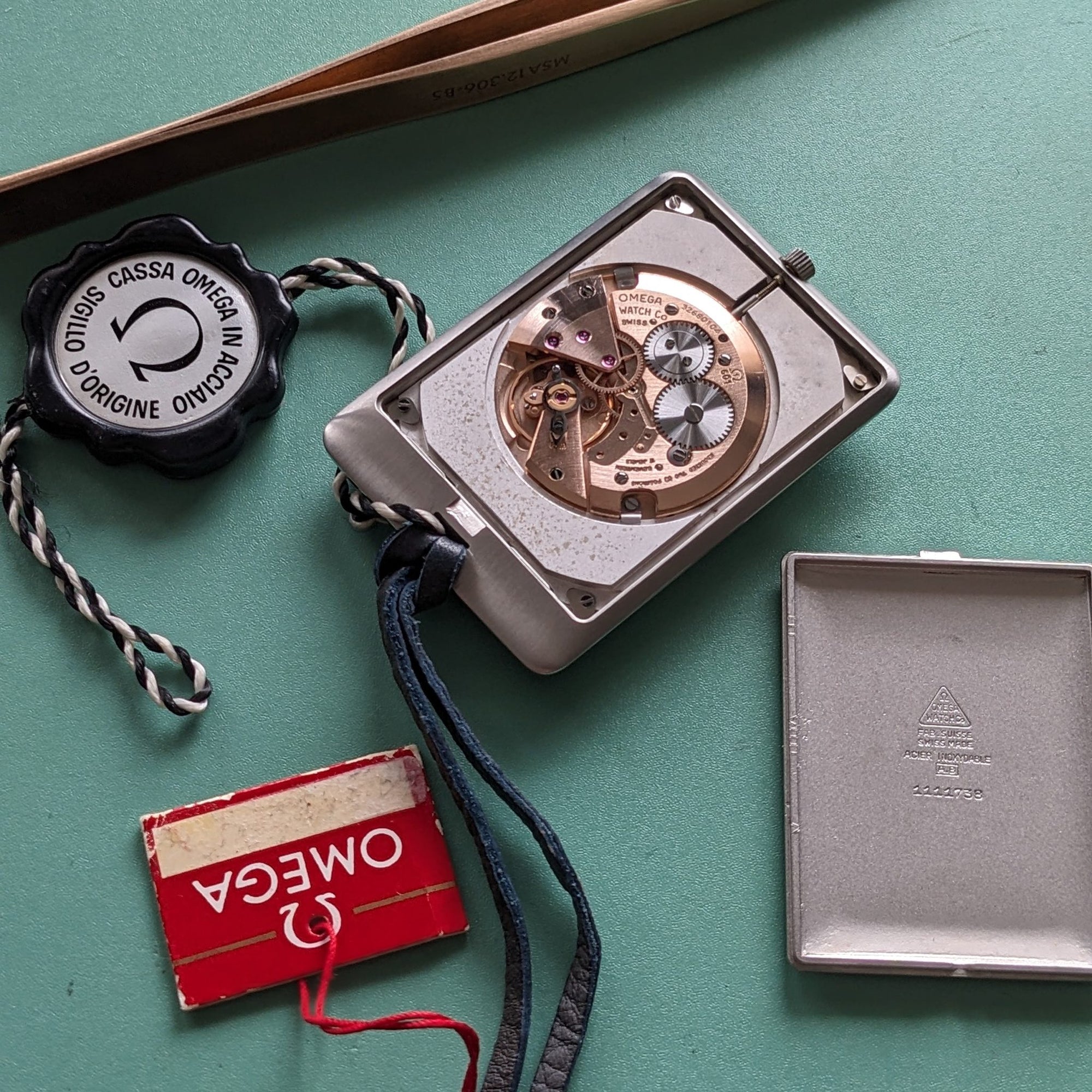 Circa 55 Years Old / Omega De Ville / Ref 111.1738 / Vintage 1970 Watch / Cal 601 Movement / Serviced vintage watch