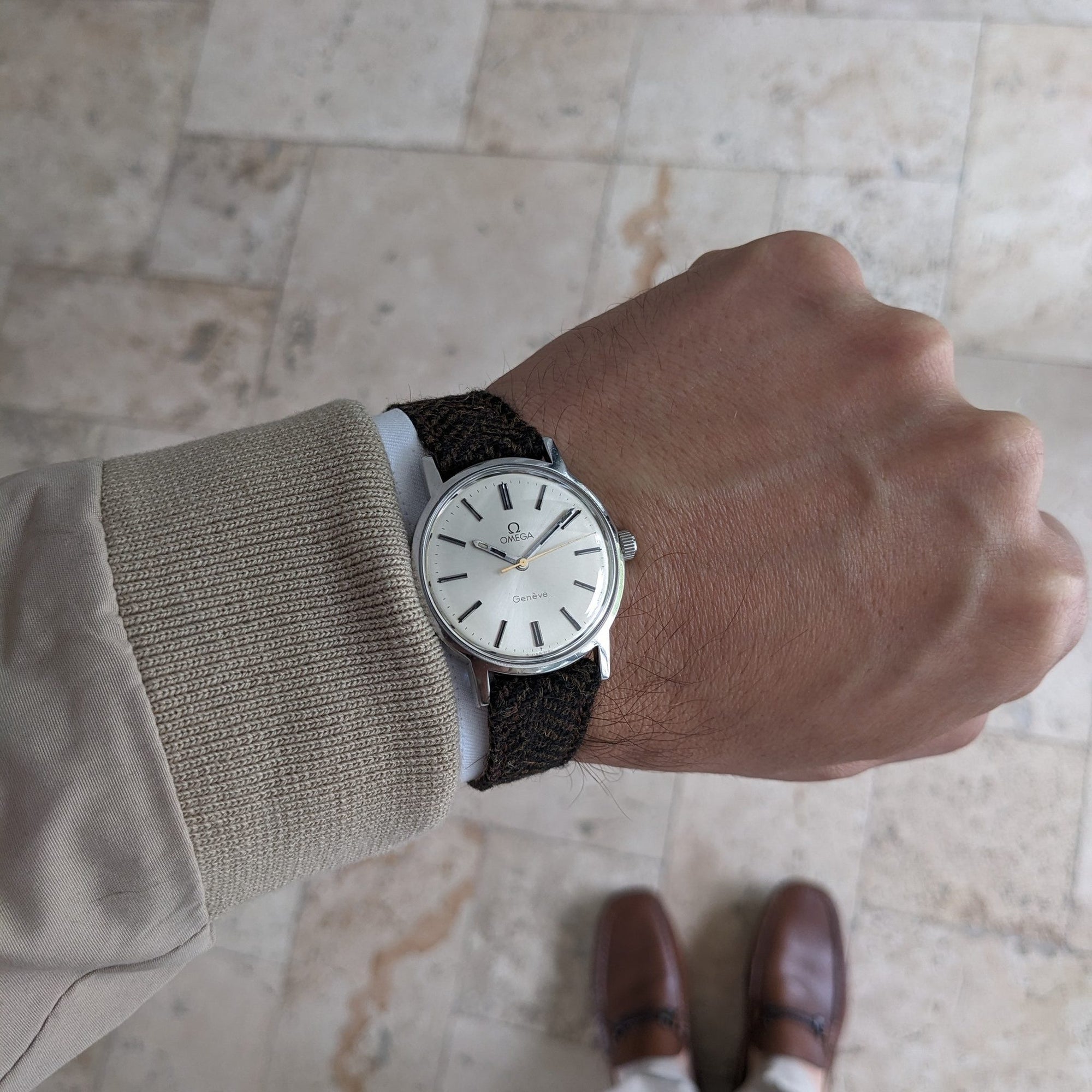 Circa 55 Years Old / Omega Genève / Ref 135.070 / Vintage 1969 Watch / Cal 601 Movement / Serviced vintage watch