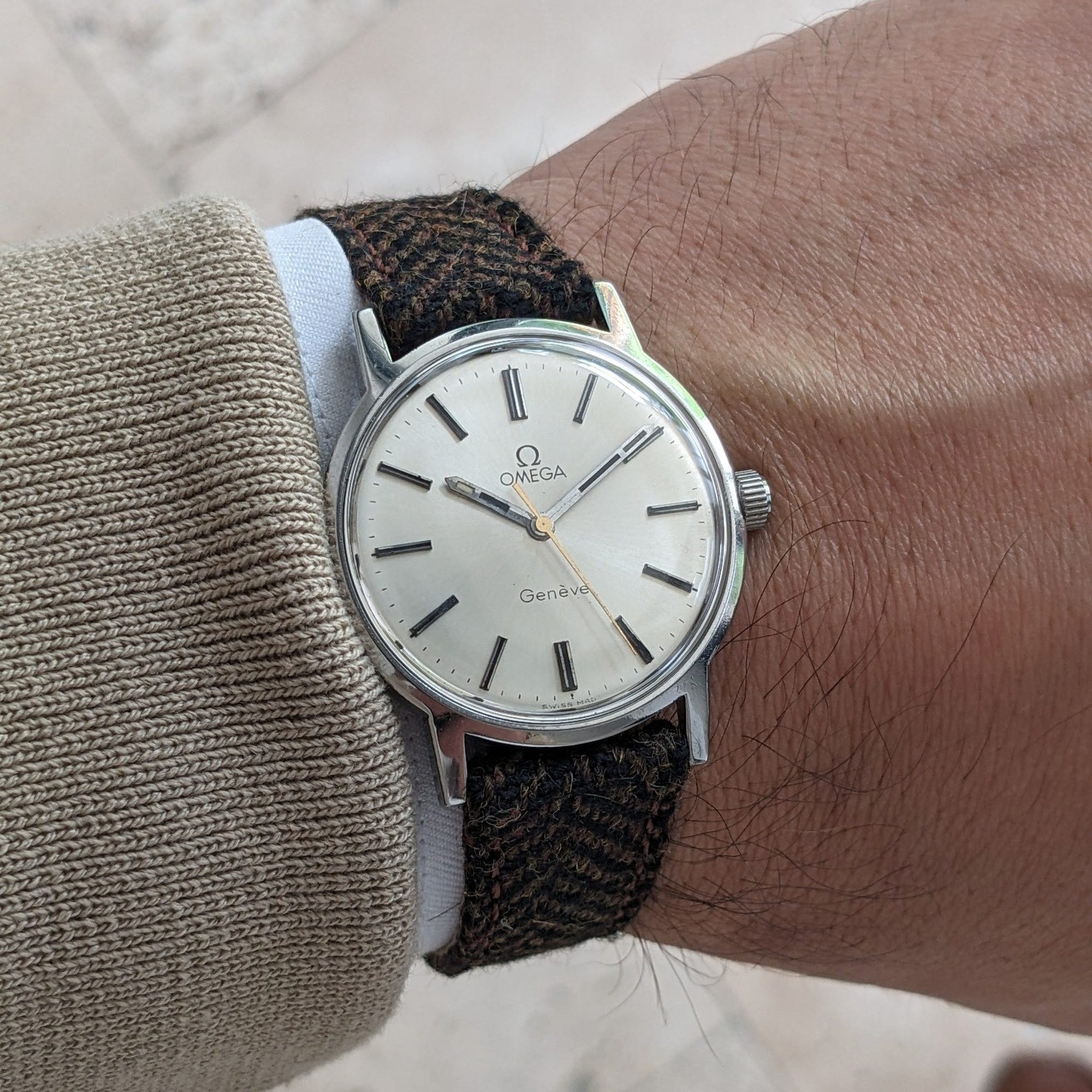 Circa 55 Years Old / Omega Genève / Ref 135.070 / Vintage 1969 Watch / Cal 601 Movement / Serviced vintage watch